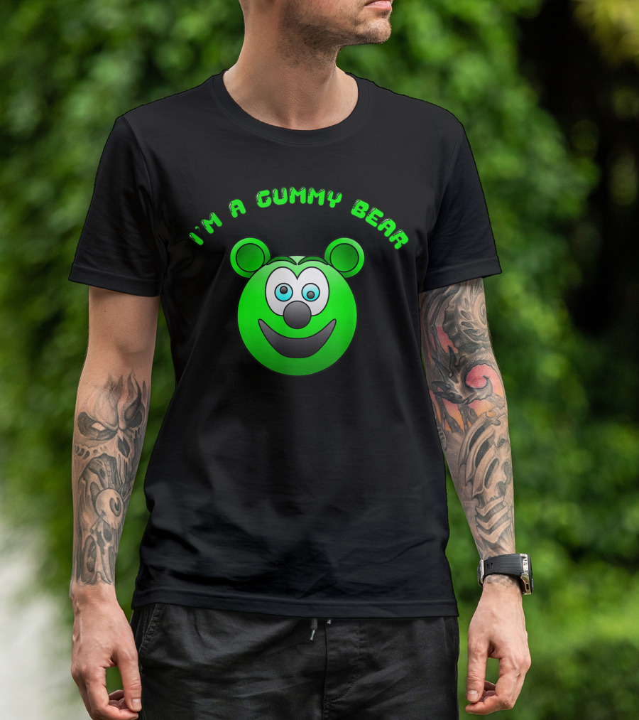 I'm A Gummy Bear Cute Kids Cartoon T-Shirt