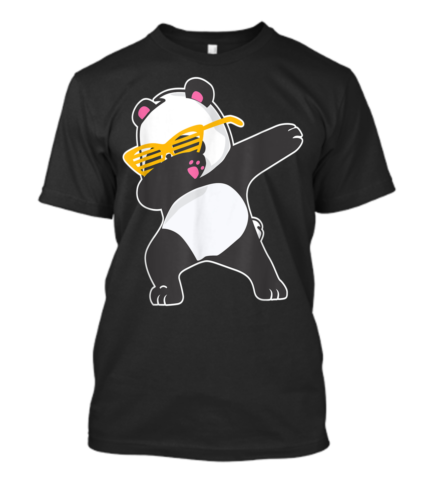 Panda Dab With Yellow Sunglasses T-Shirt