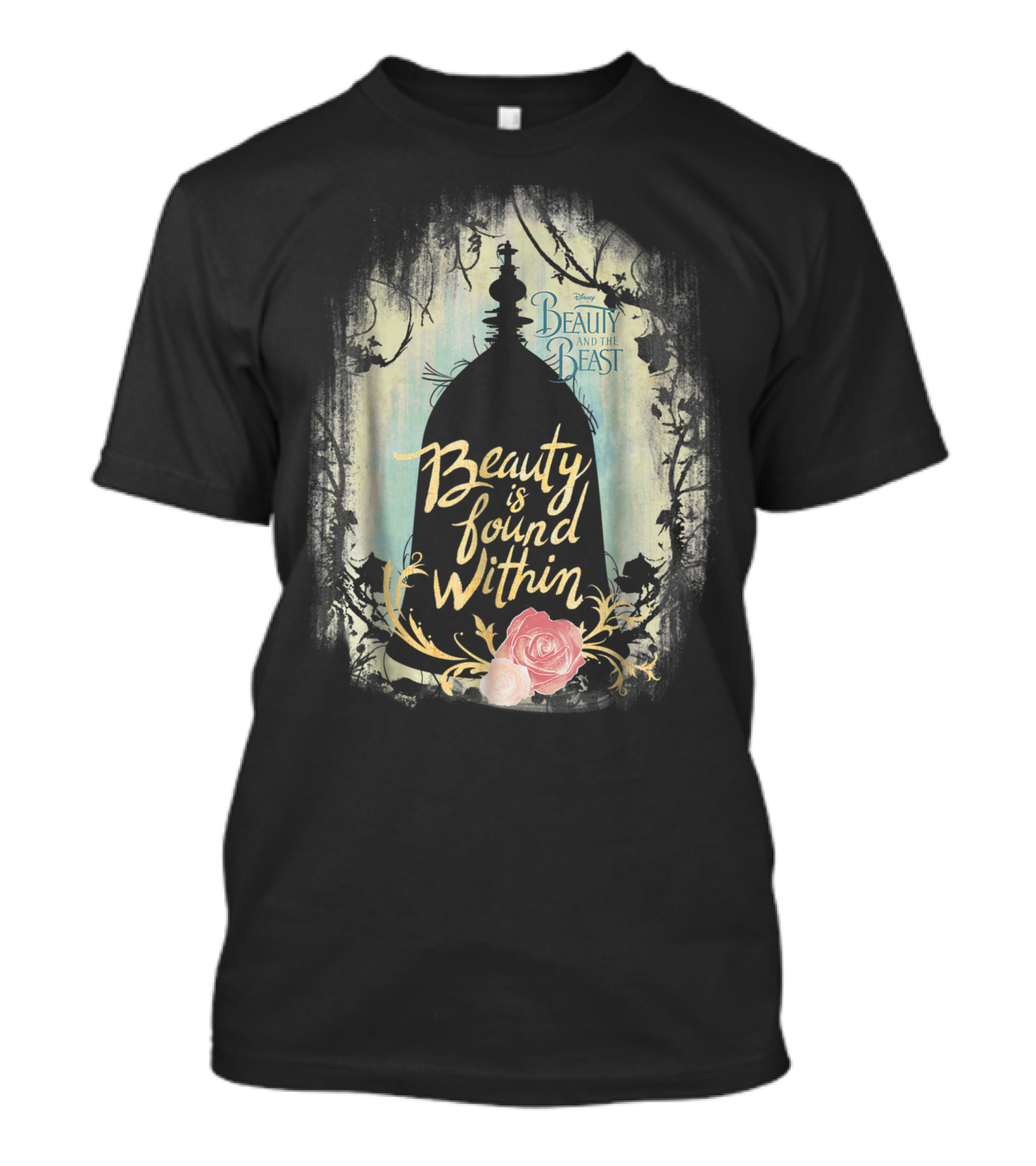 Disney Beauty And The Beast Beauty Is Found Within Rose Enchanted T-Shirt
