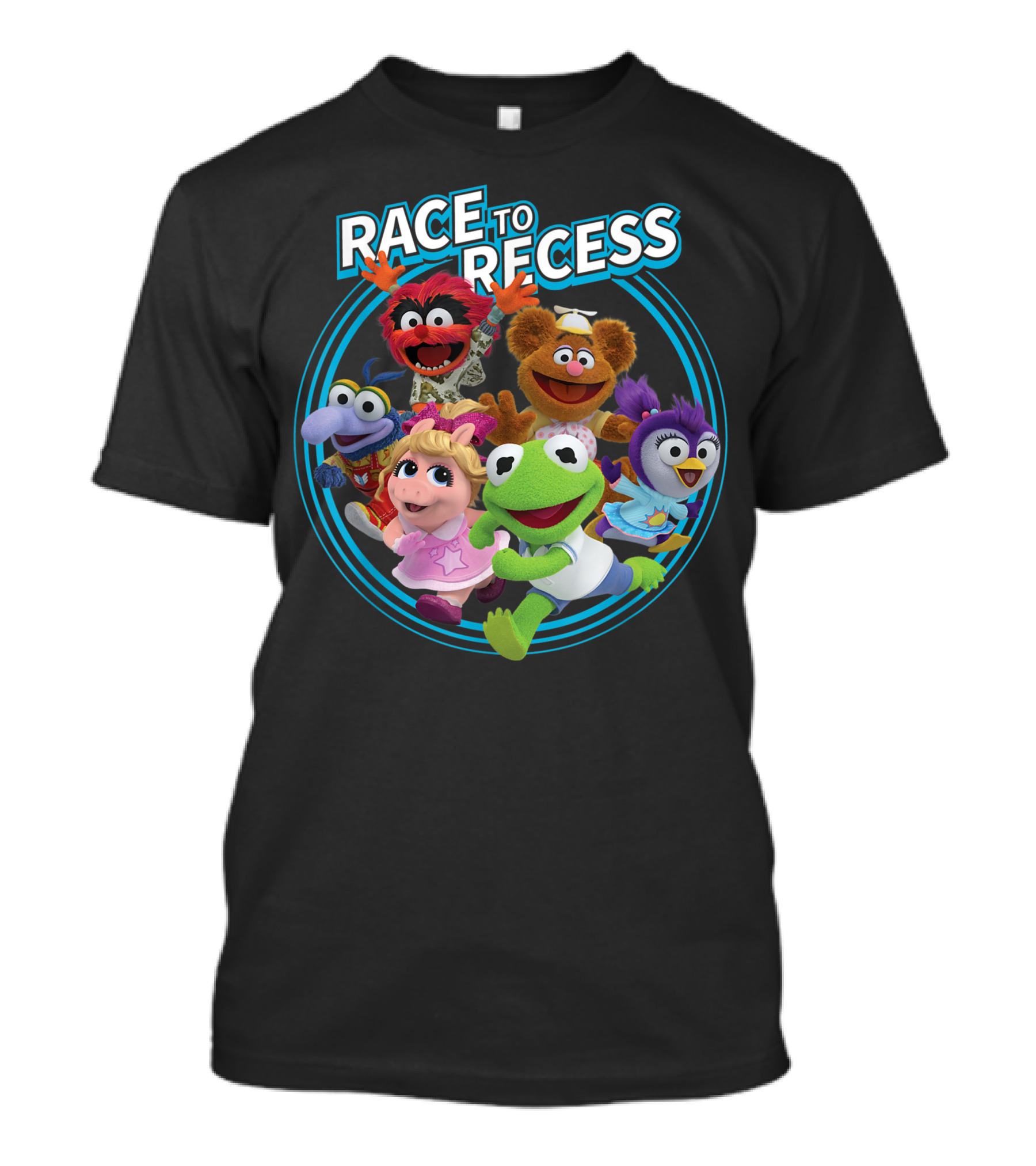 Race To Recess Muppet Babies Adventure Disney Characters T-Shirt