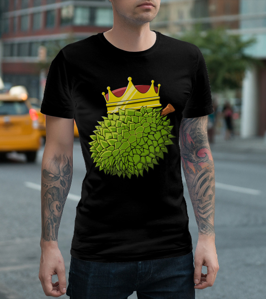 Durian King Of Fruit With Royal Crown T-Shirt
