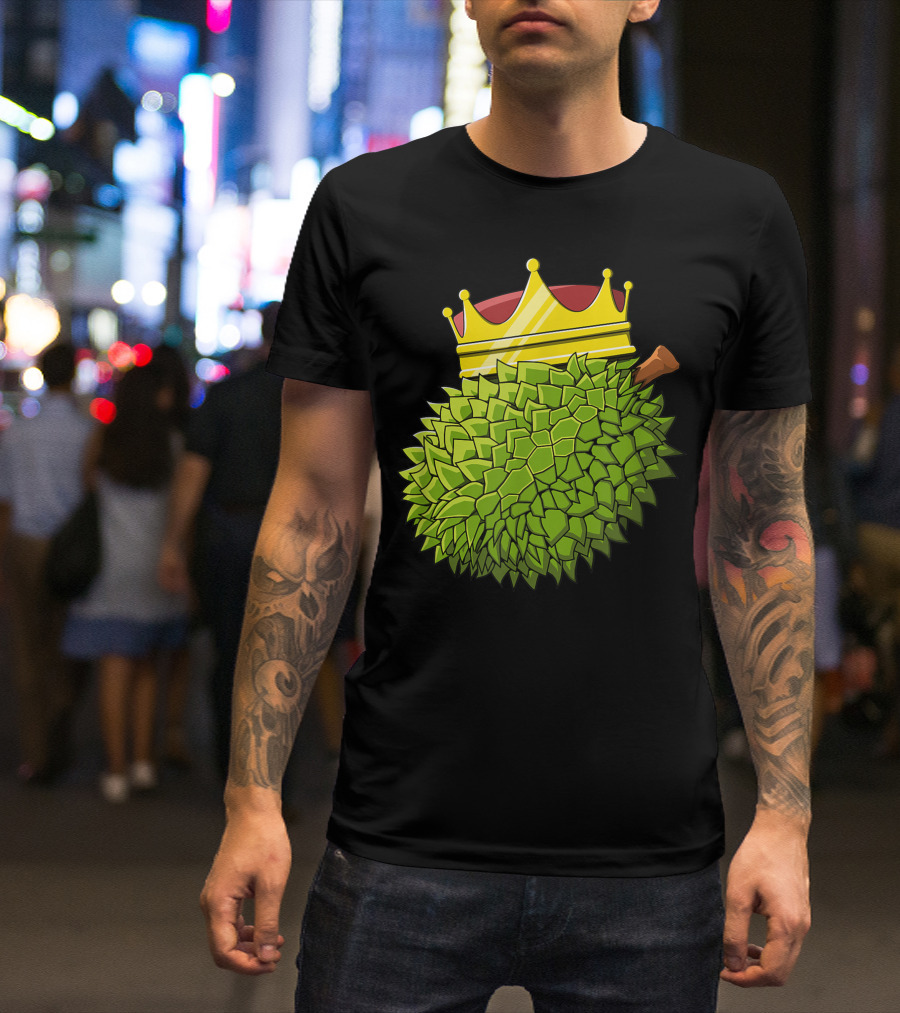 Durian King Of Fruit With Royal Crown T-Shirt