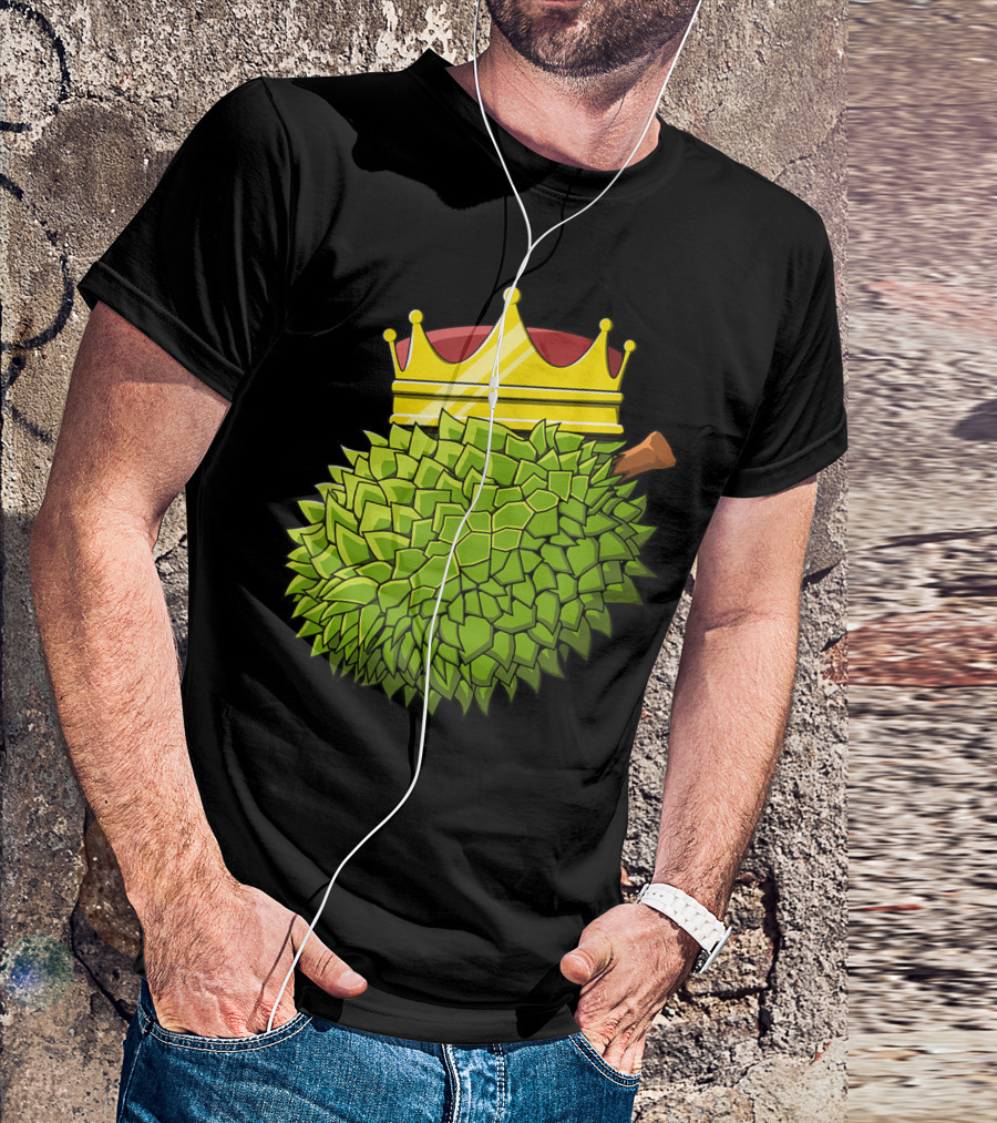 Durian King Of Fruit With Royal Crown T-Shirt