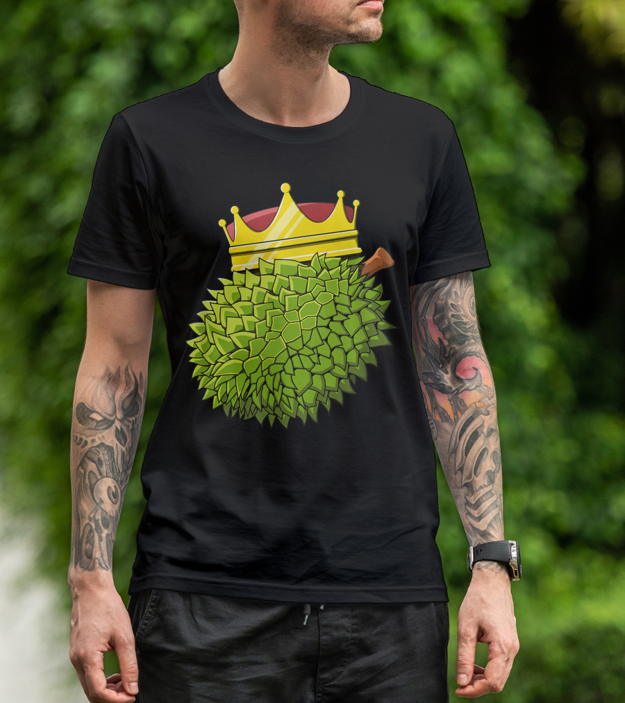 Durian King Of Fruit With Royal Crown T-Shirt