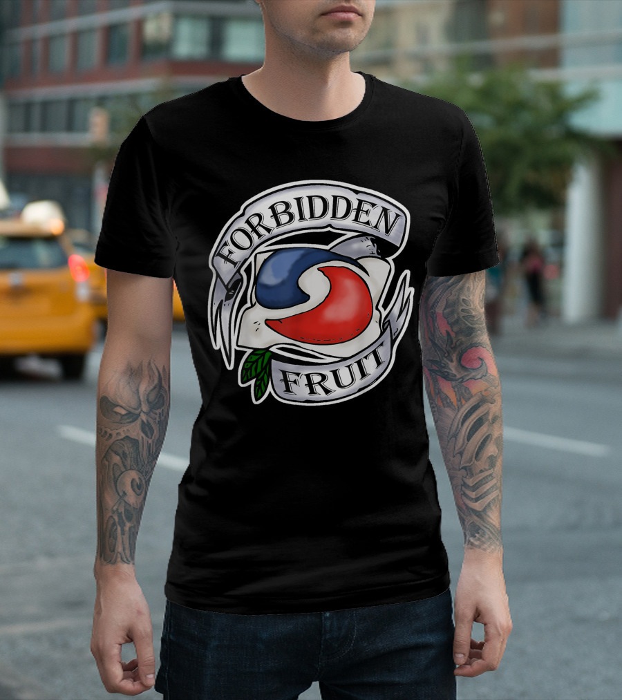 Forbidden Fruit Stupid Teen Challenge Tattoo Pod T-Shirt
