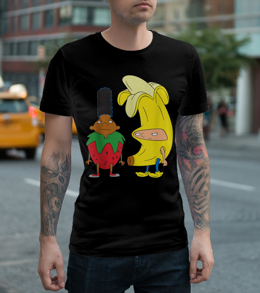 Gerard and Arnold in Strawberry and Banana Costumes T-Shirt