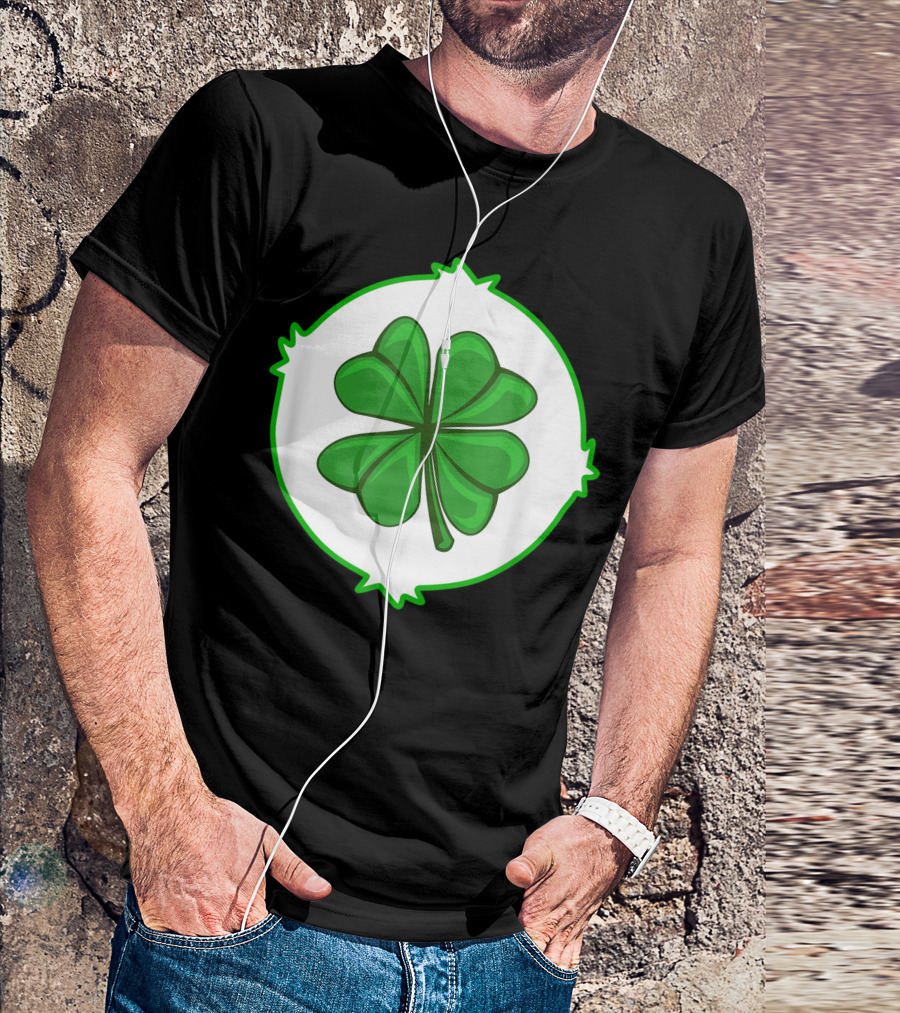 Good Luck Perfect Lucky Bear Care Bear Four Leaf Clover T-Shirt