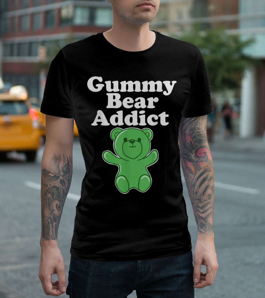 Gummy Bear Addict Green Gummy Bear T-Shirt