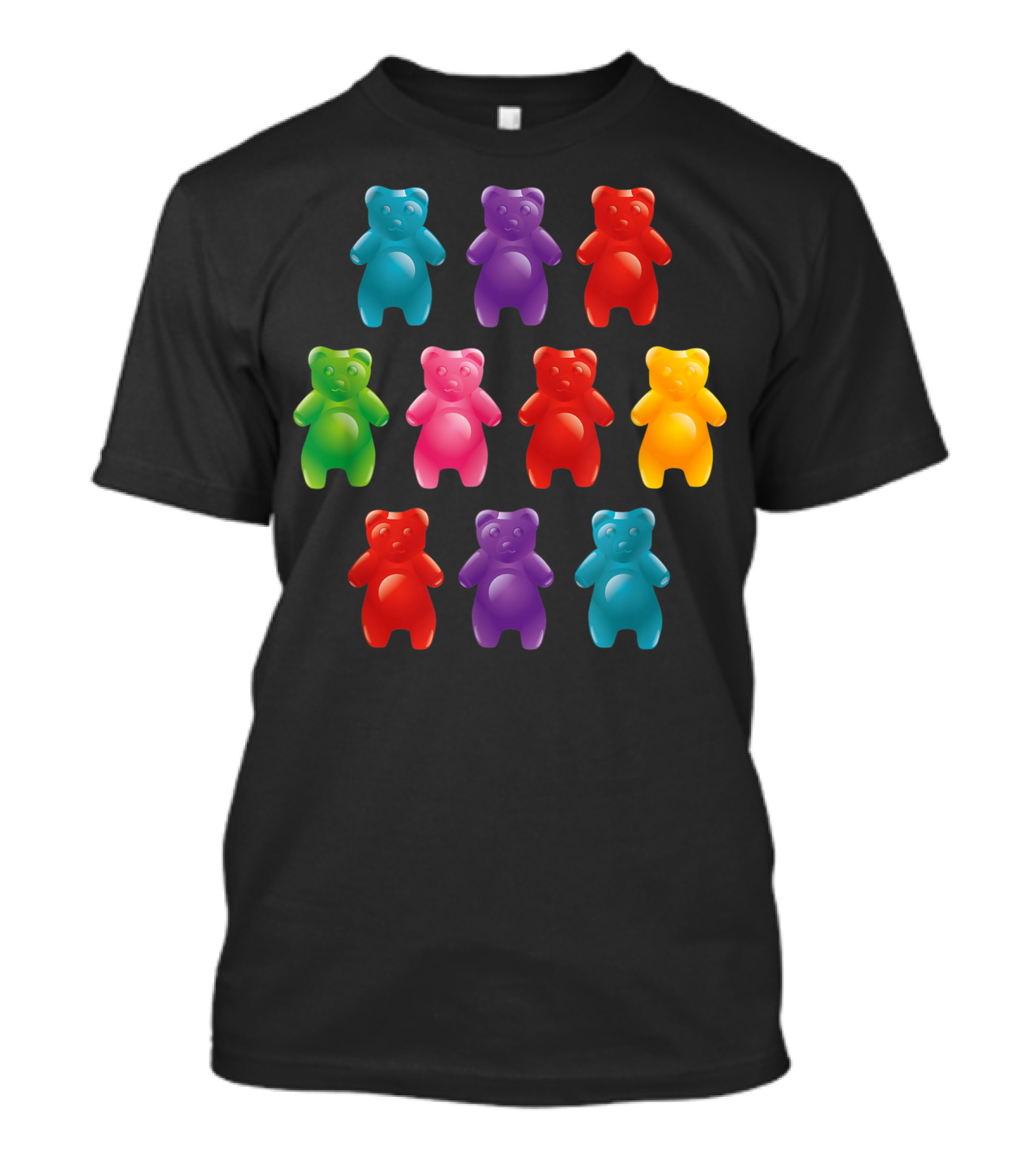 Gummy Bear My Spirit Animal Vibrant Candy Bears T-Shirt