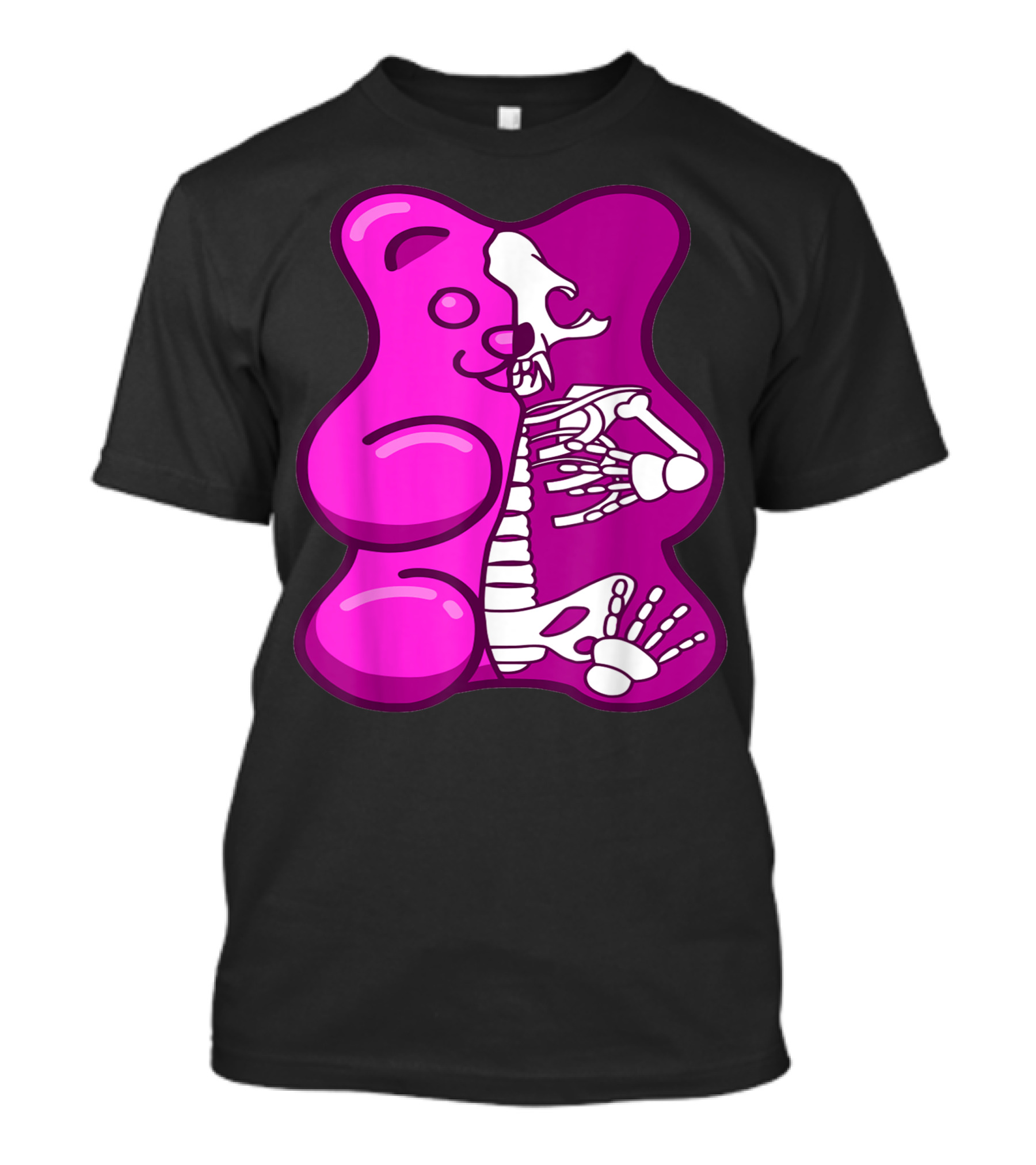 Halloween Skeleton Gummy Bear T-Shirt