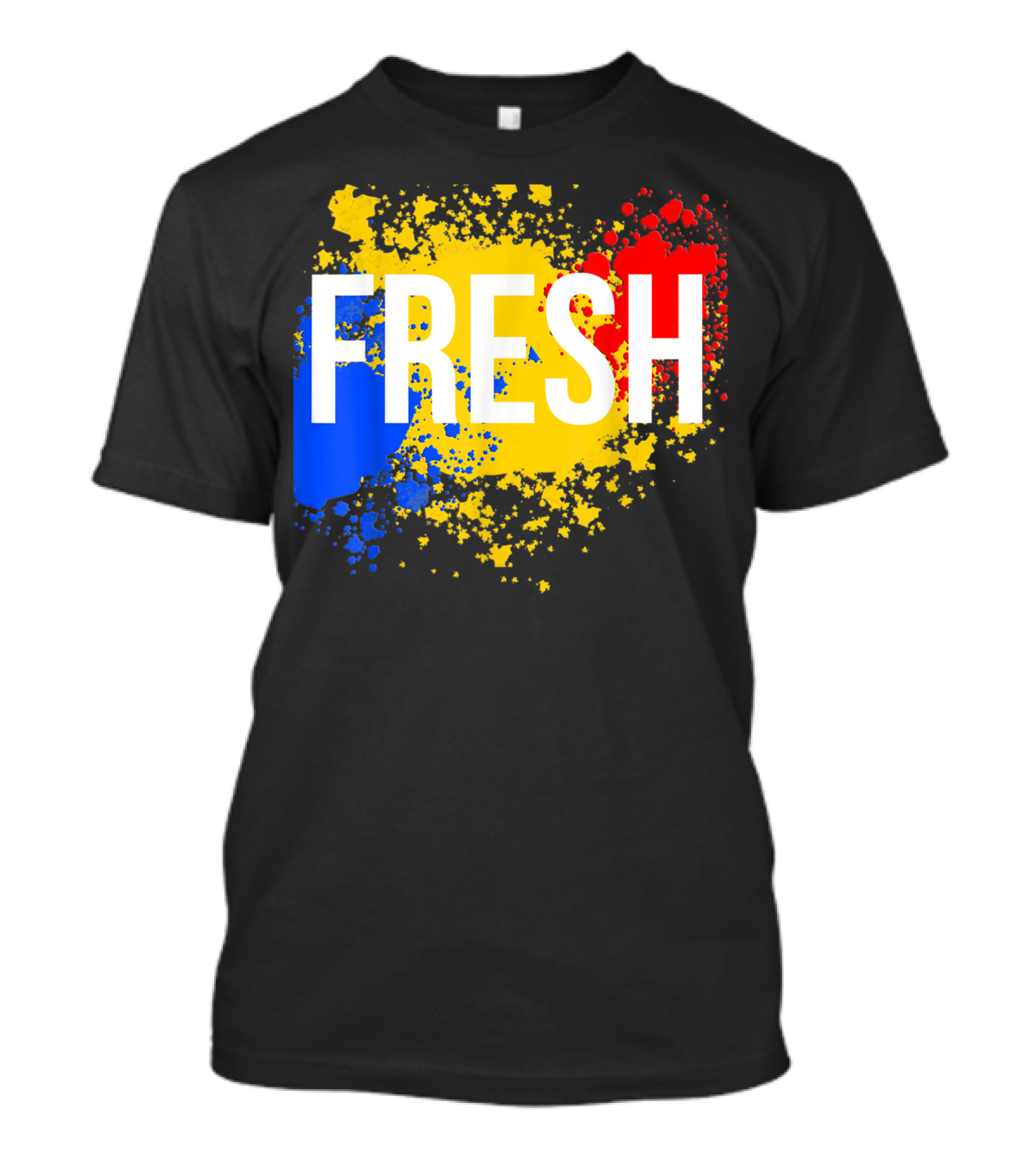 Fresh Hip Hop Old School Rap Urban Slang Colors T-Shirt