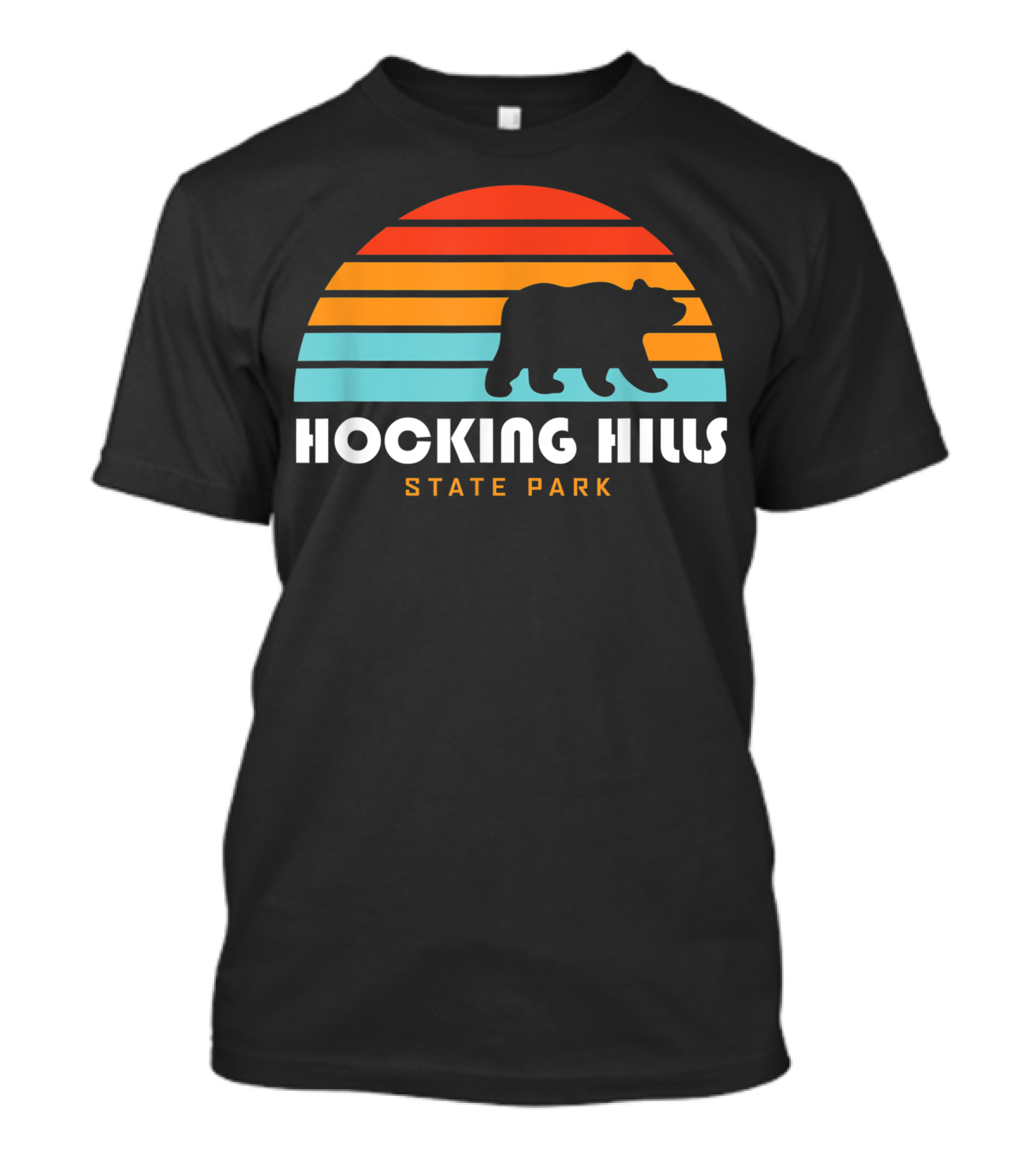 Hocking Hills State Park Bear Sunset T-Shirt