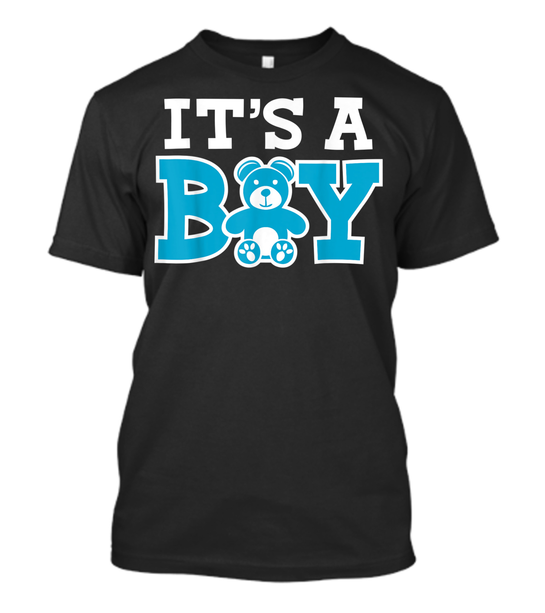 It's A Boy Bear Gender Reveal Baby Shower Party T-Shirt
