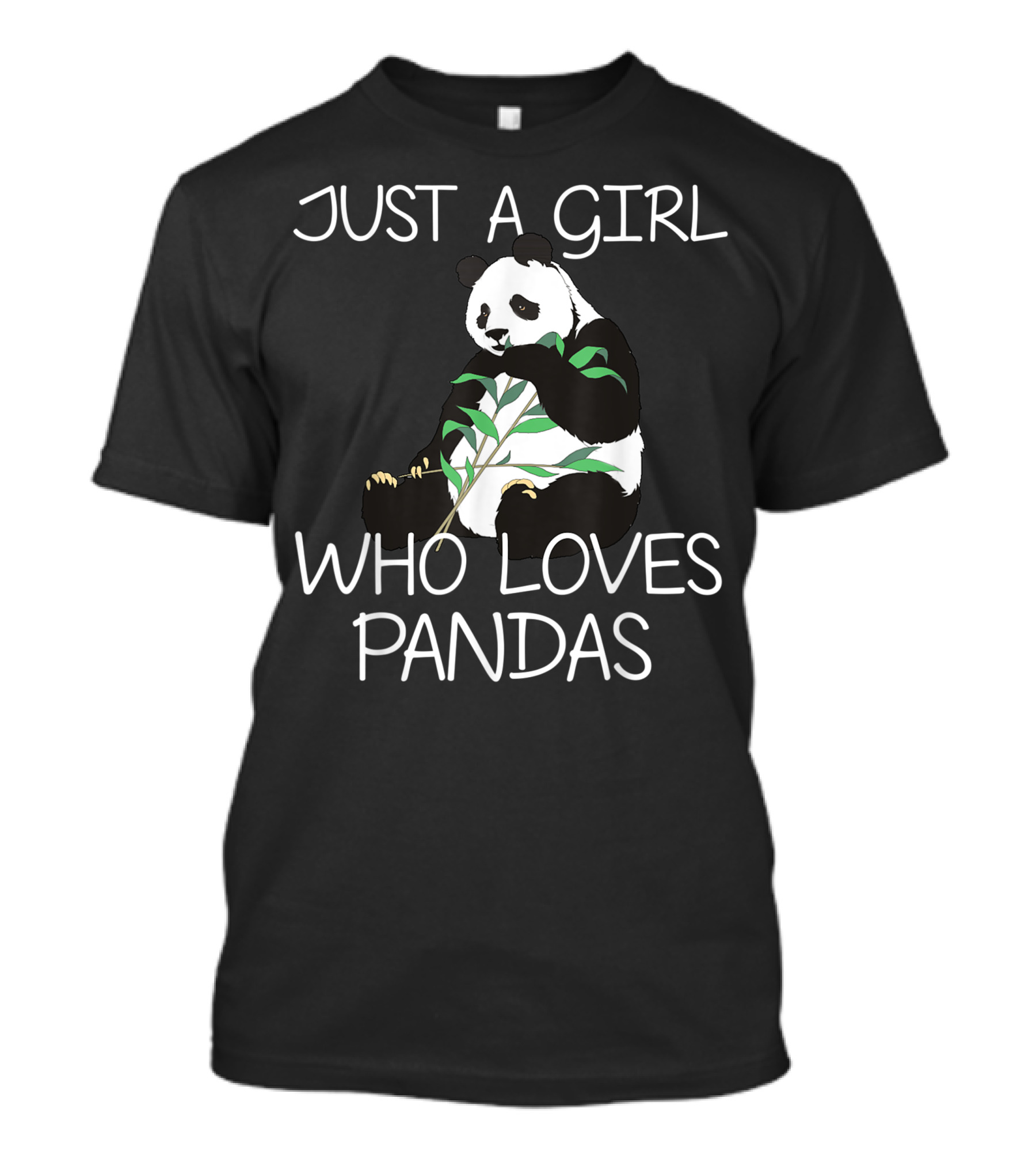 Just A Girl Who Loves Pandas Cute Panda Bear Love T-Shirt