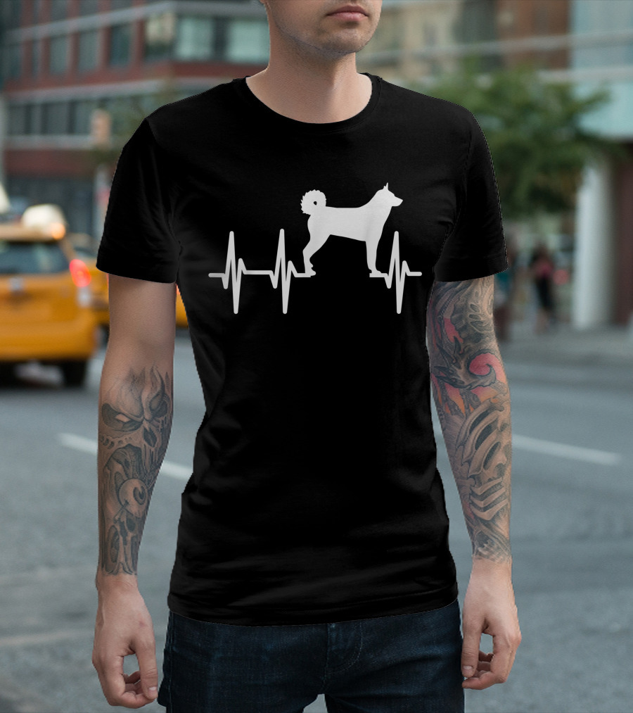 Karelian Bear Dog Heartbeat Pet Love T-Shirt