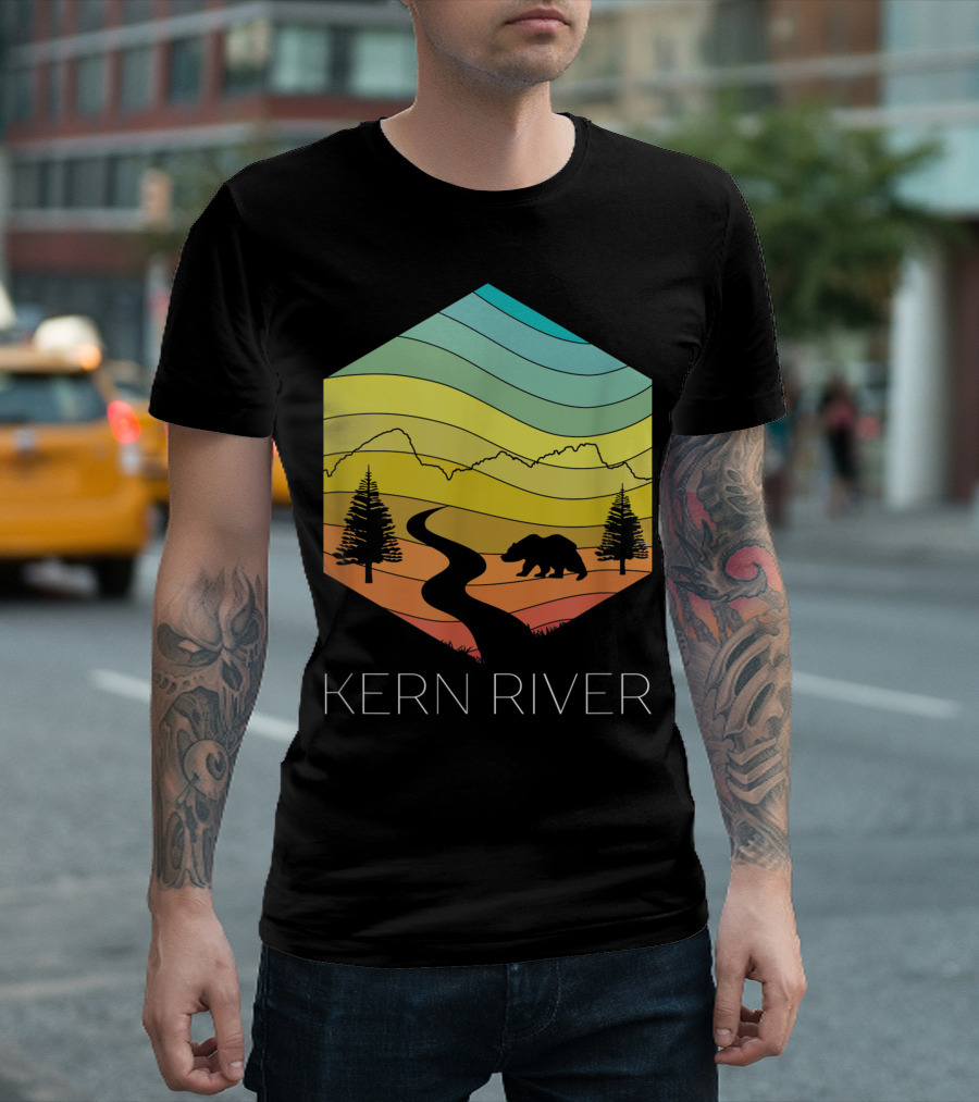 Kern River California Sequoia Forest Bear Kernville Camping T-Shirt