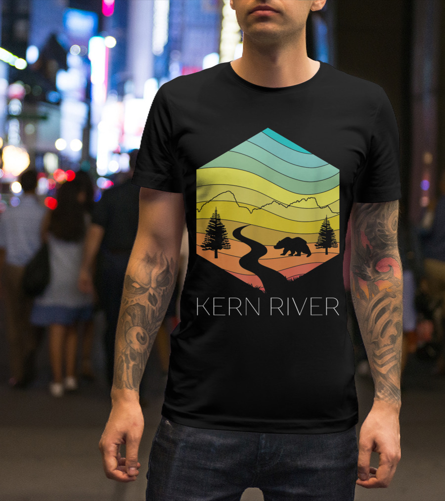 Kern River California Sequoia Forest Bear Kernville Camping T-Shirt
