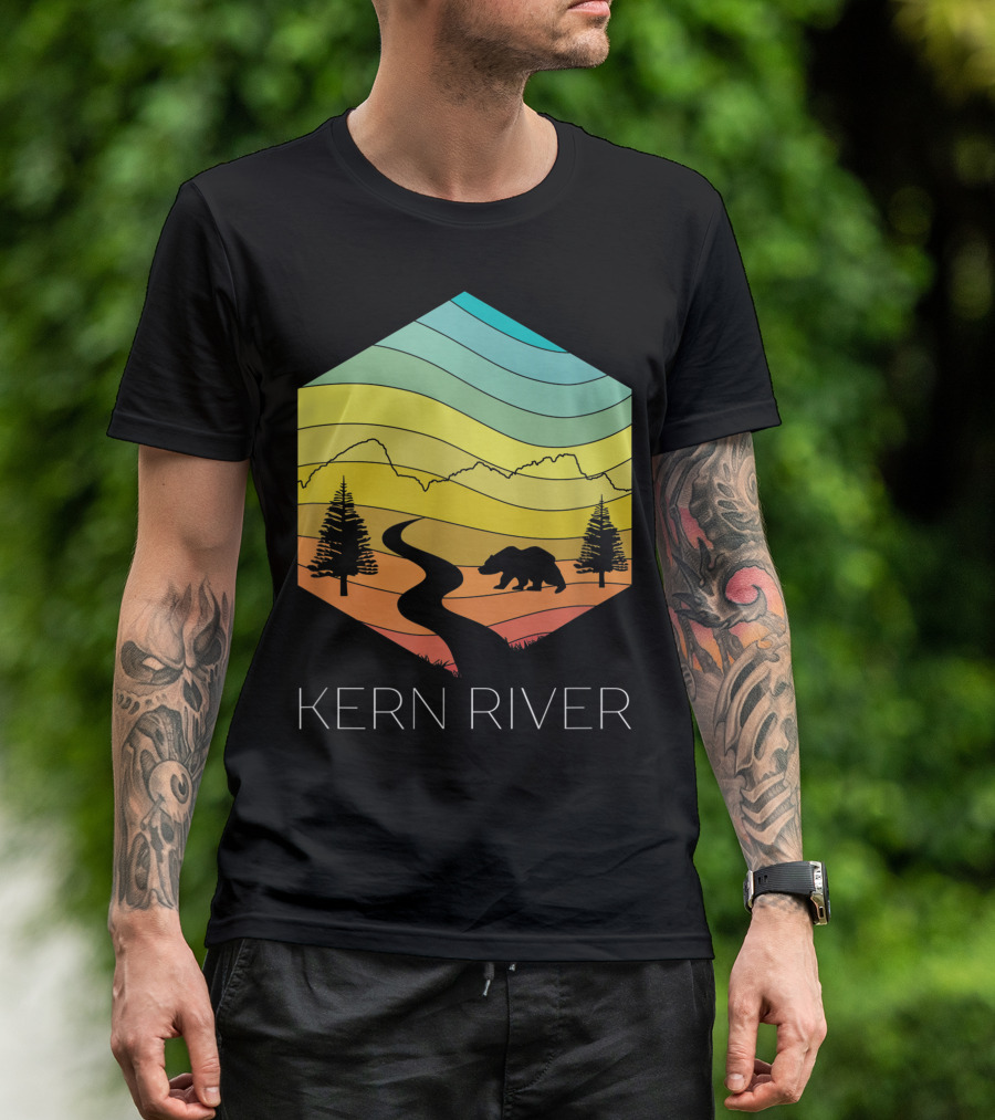 Kern River California Sequoia Forest Bear Kernville Camping T-Shirt