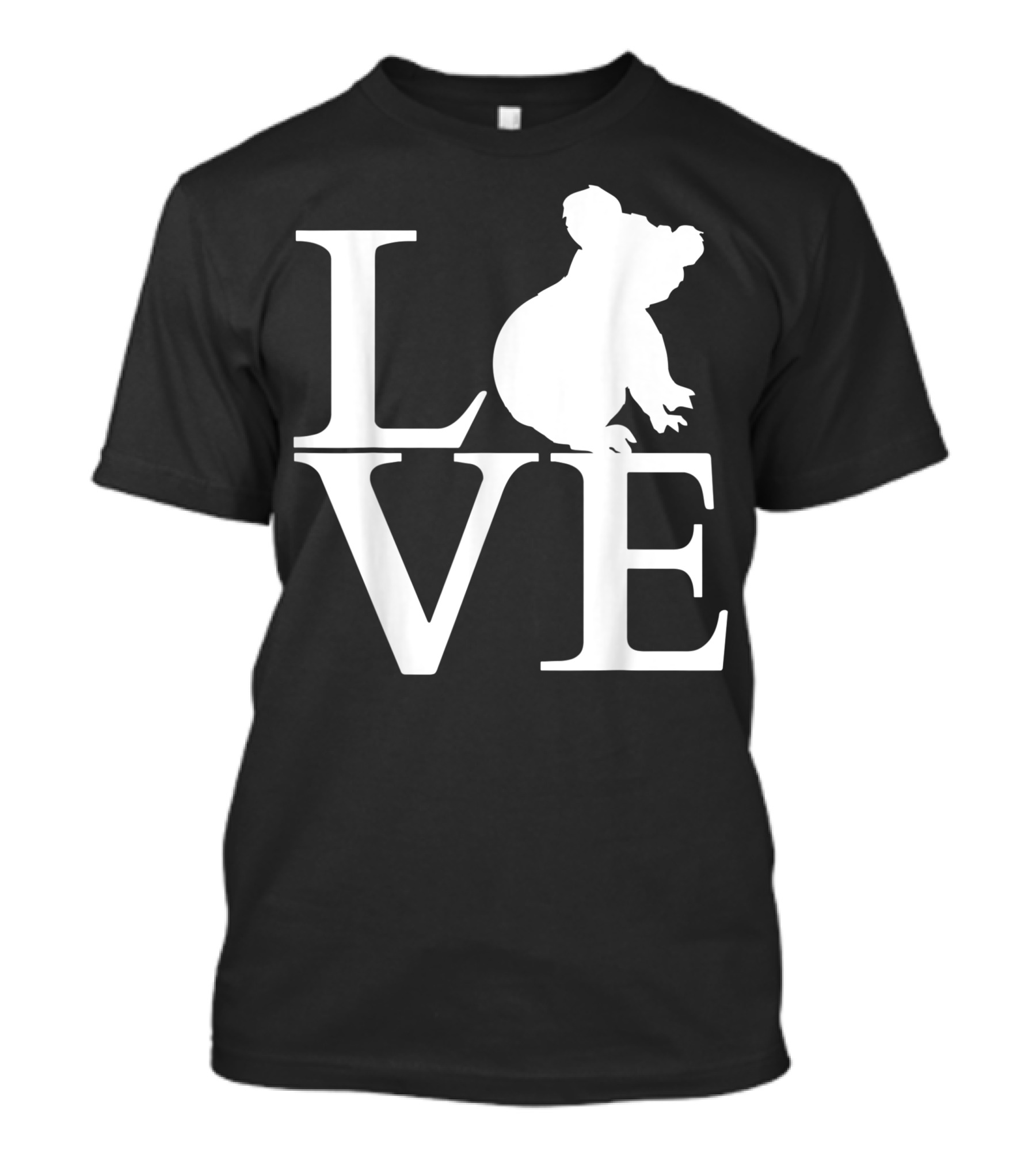 Koala Bear Love Silhouette I Love Koalas T-Shirt
