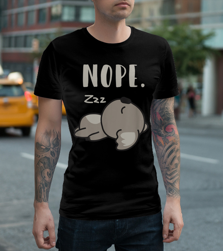 Nope Sleeping Koala Zzz T-Shirt