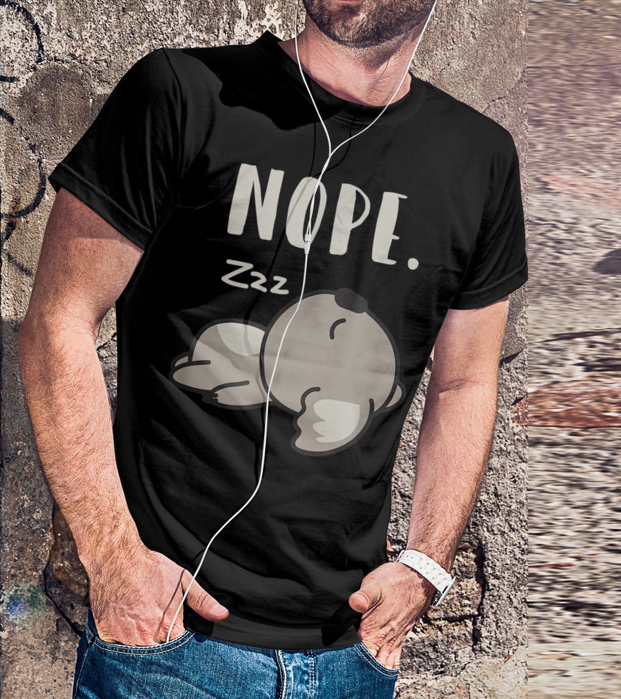Nope Sleeping Koala Zzz T-Shirt