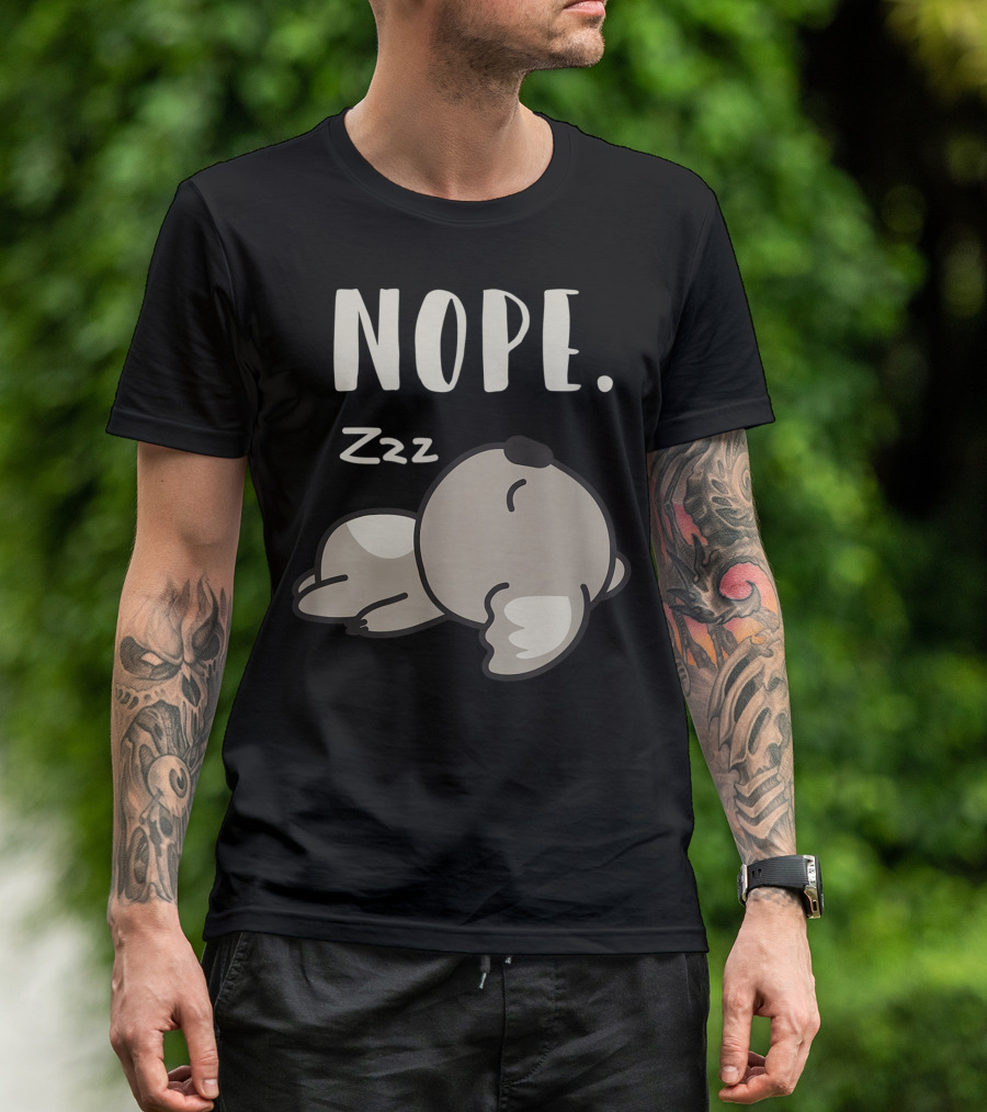 Nope Sleeping Koala Zzz T-Shirt