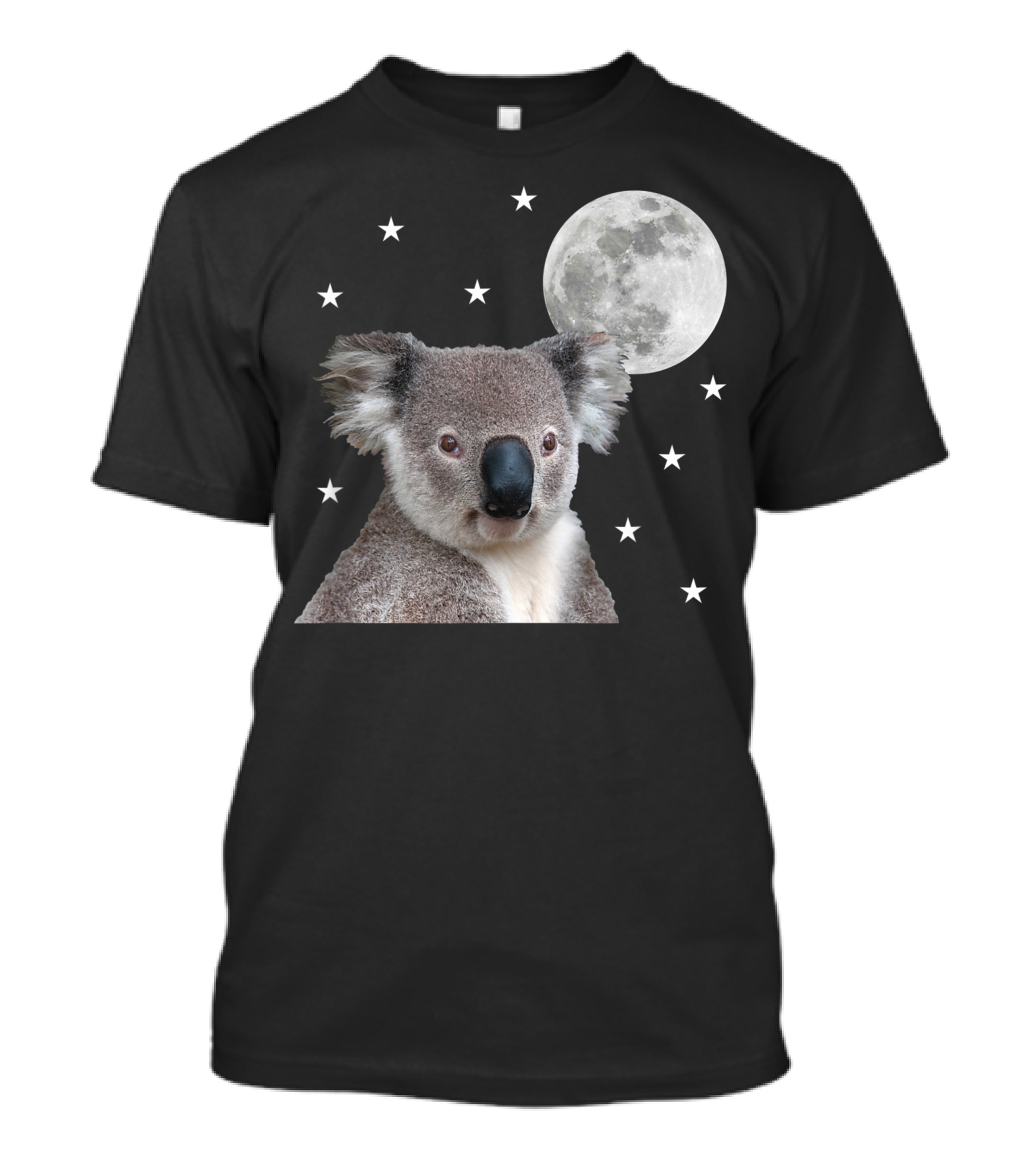 Koala Bear Moon And Stars Space Cute Animal Lover T-Shirt