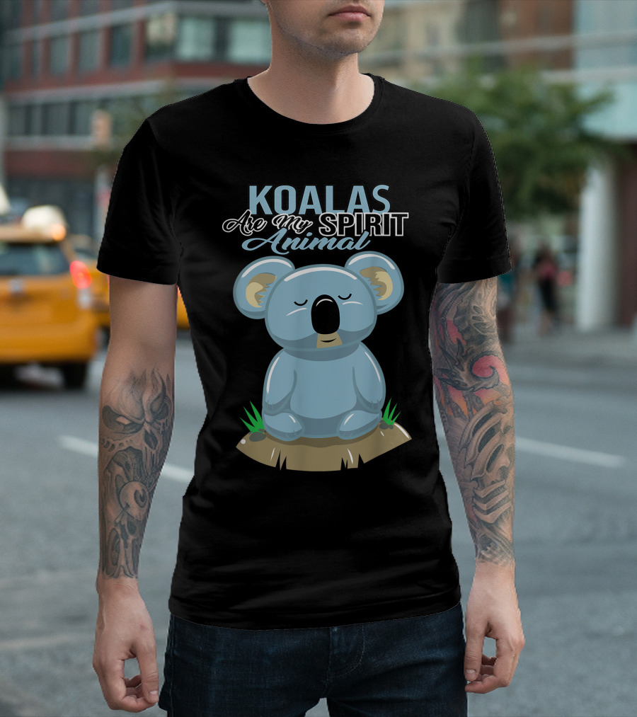 Koalas Are My Spirit Animal Cute Australian Koala Bear T-Shirt
