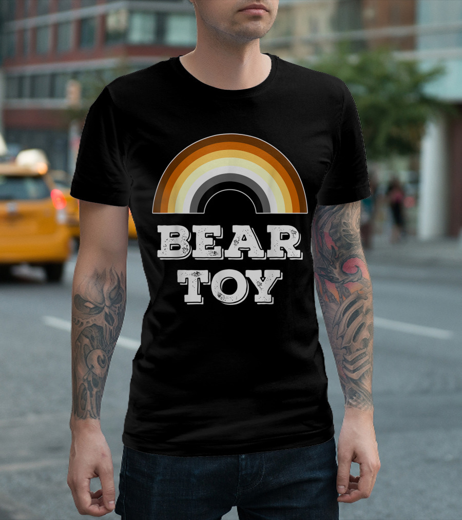 Bear Toy Gay Bear Pride Rainbow T-Shirt