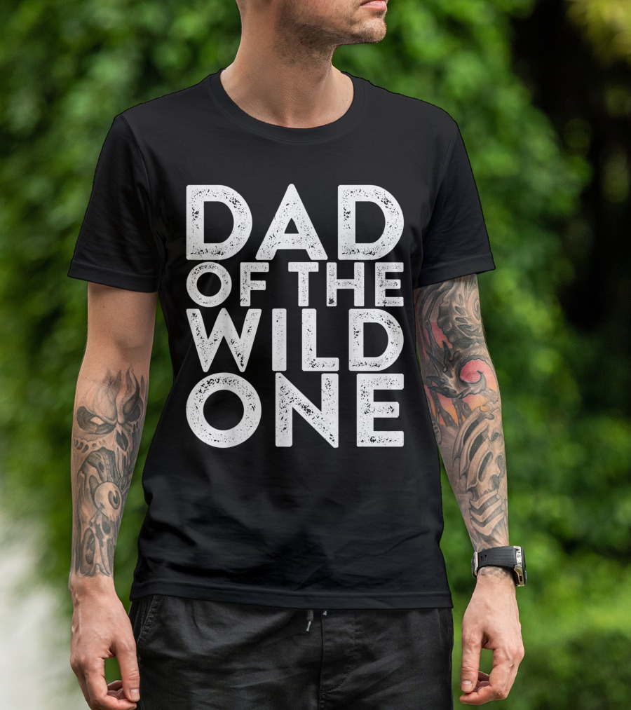 Dad Of The Wild One Men's T-Shirt