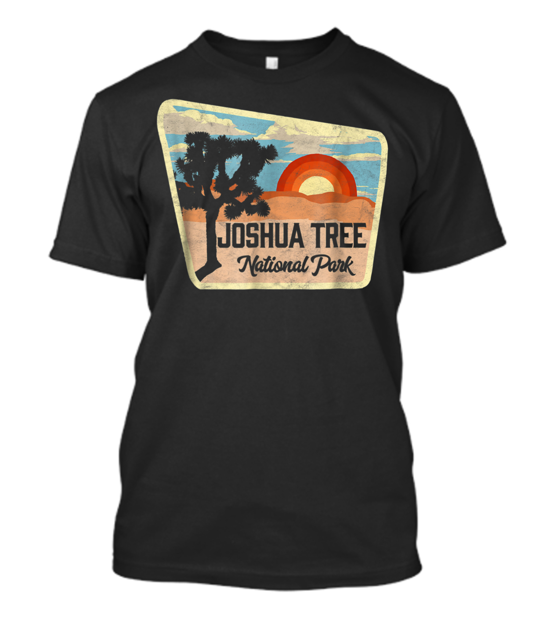 Joshua Tree National Park Retro Sunset T-Shirt