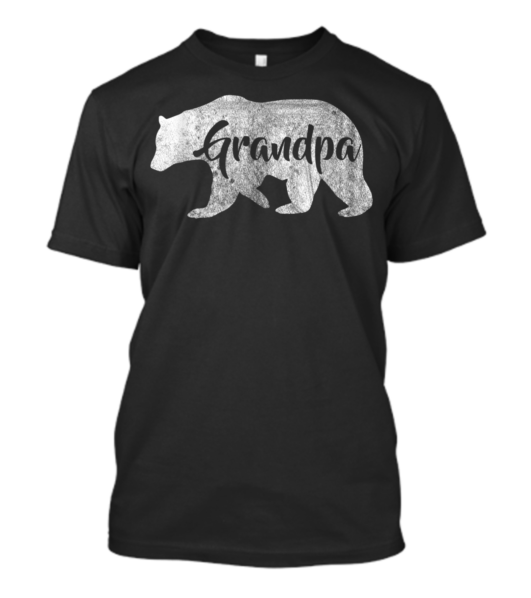 Grandpa Bear Mens Awesome Camping Gramps T-Shirt