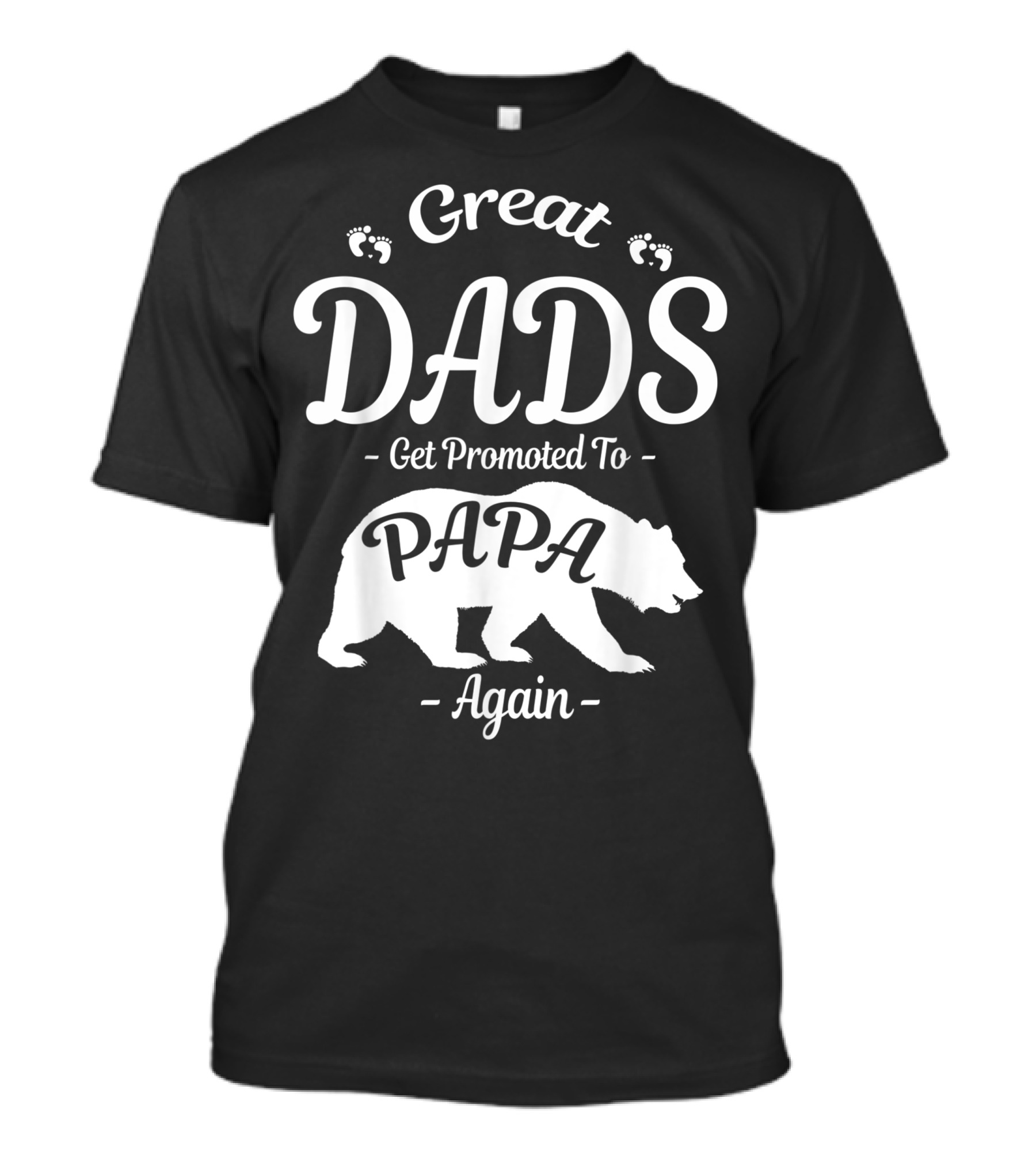 Great Dads Get Promoted To Papa Bear Again T-Shirt