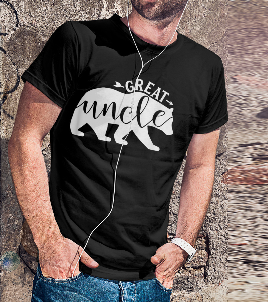 Great Uncle Bear Uncle Family Mens T-Shirt