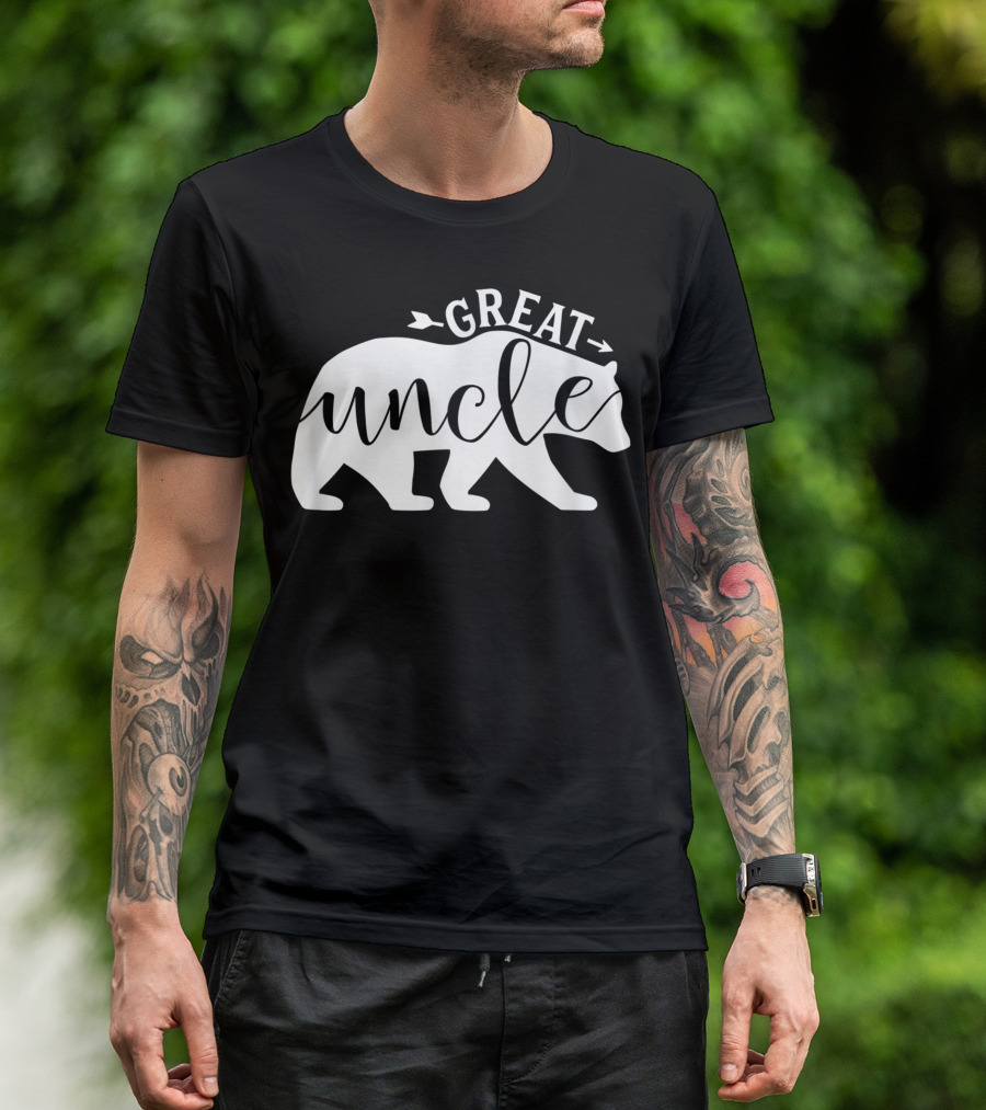 Great Uncle Bear Uncle Family Mens T-Shirt