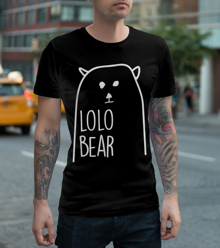 Lolo Bear Filipino Grandpa Dad Family Matching Fathers Fathers Day T-Shirt