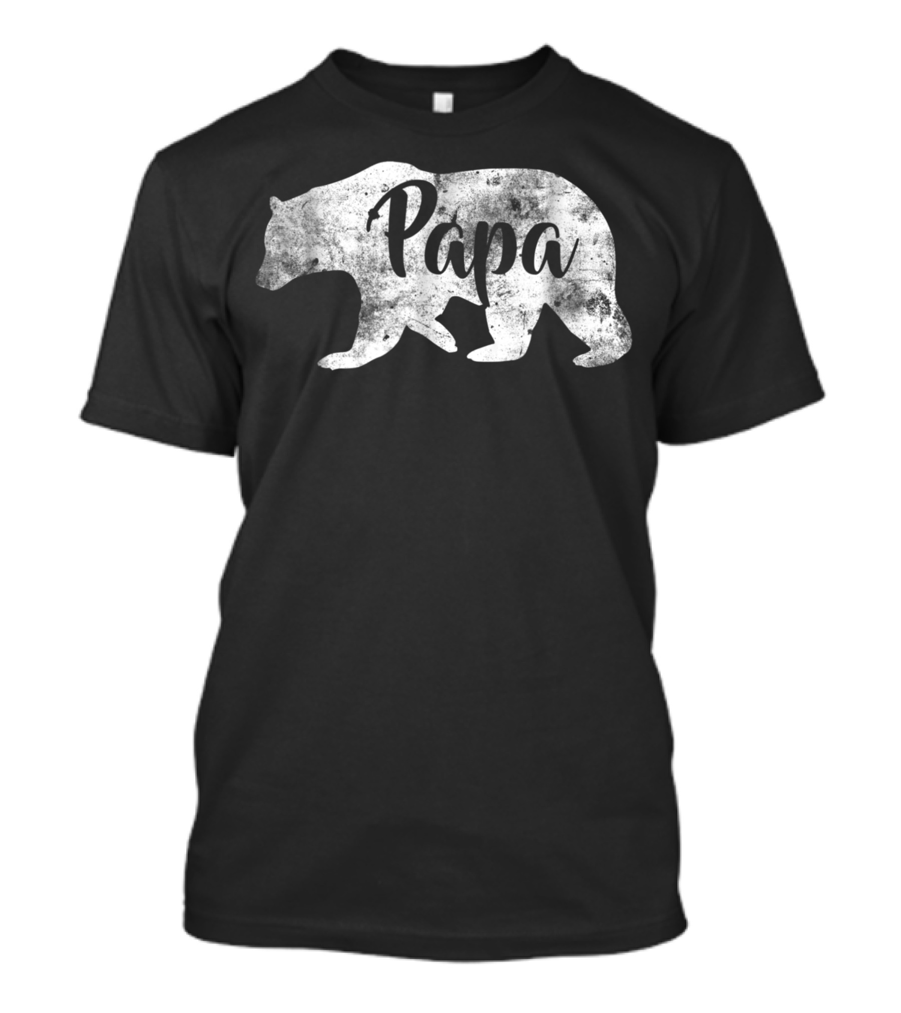 Papa Bear Awesome Camping Fathers Mens T-Shirt