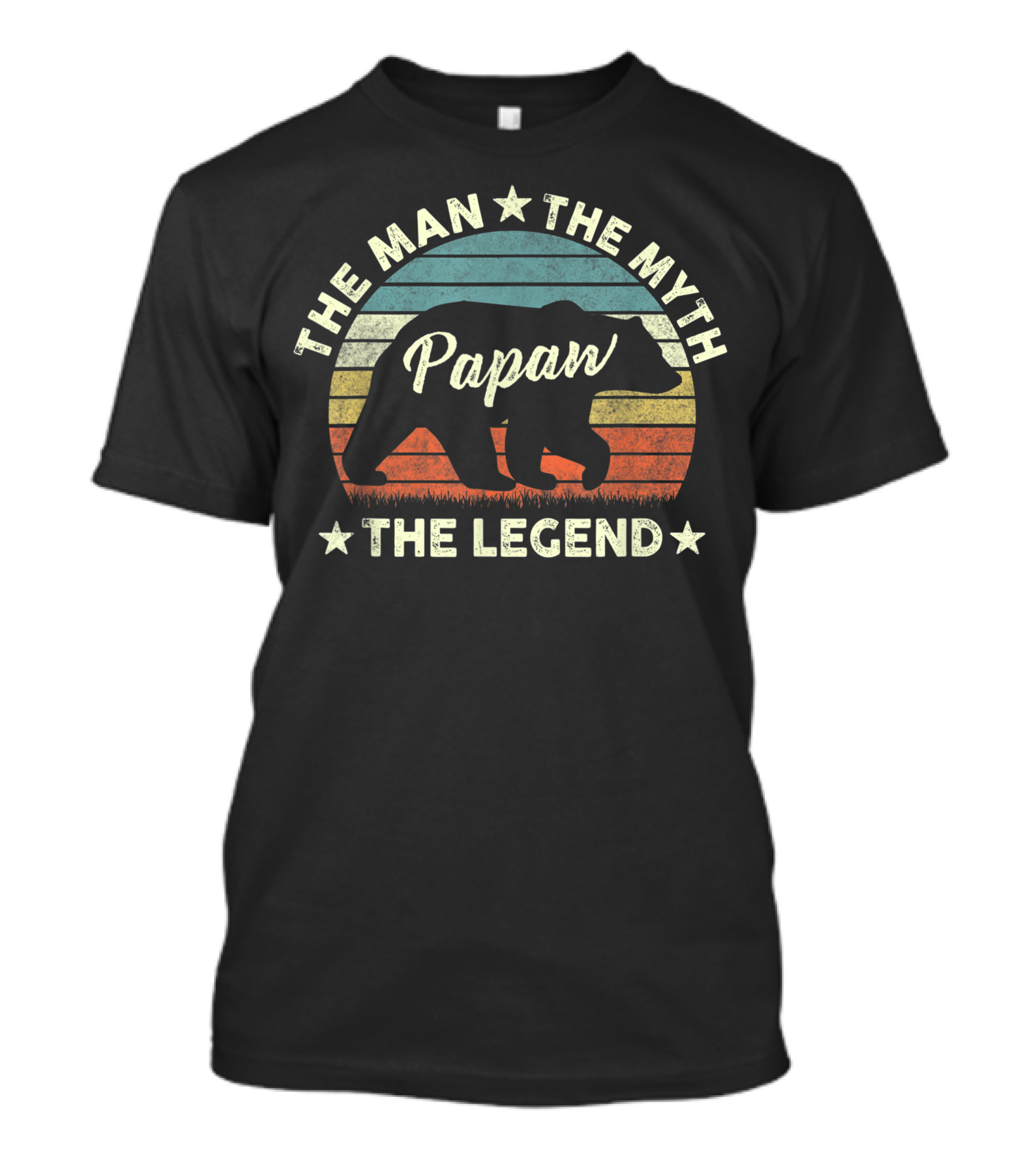 The Man The Myth Papaw Bear The Legend T-Shirt
