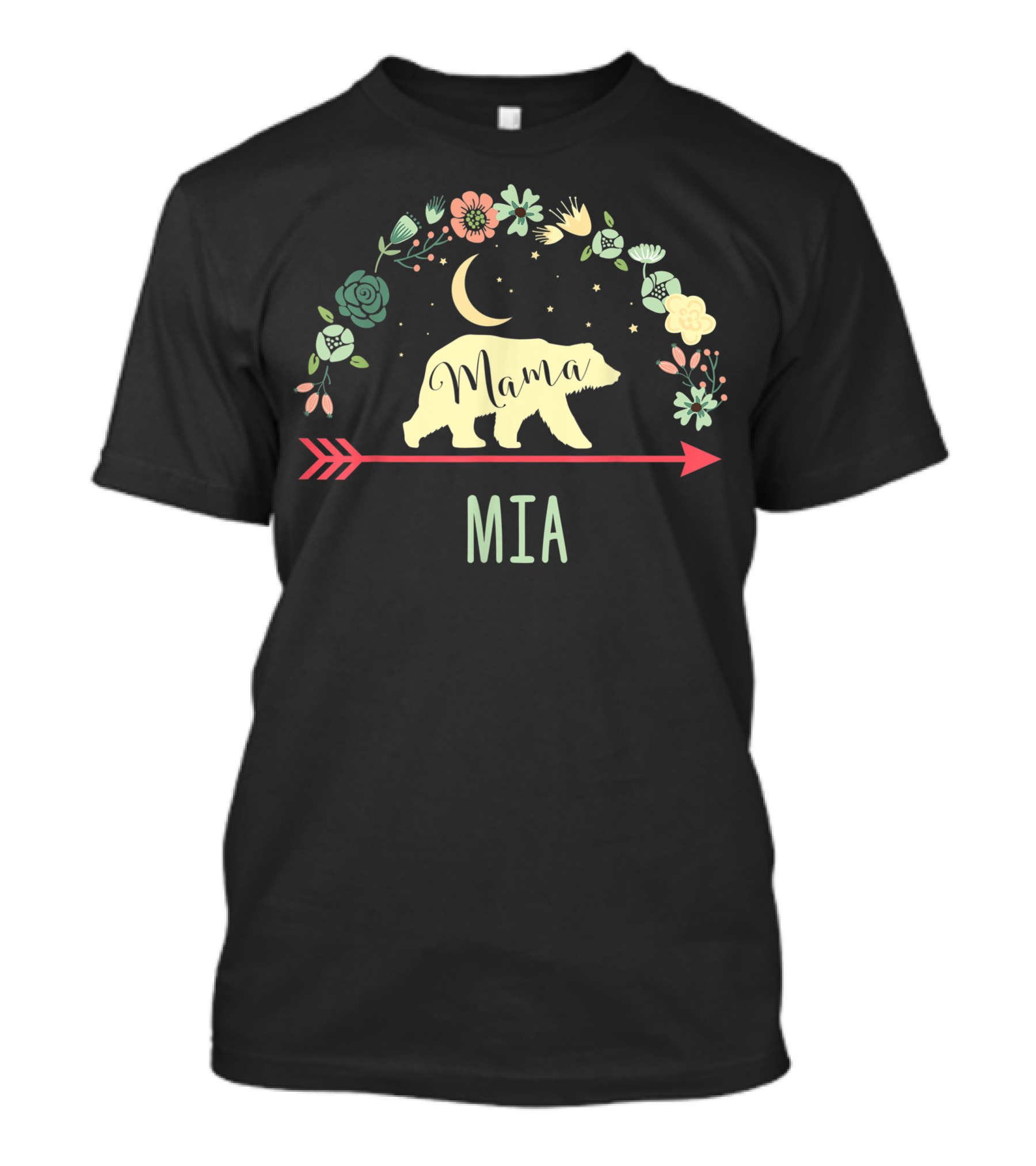 Mama Bear Floral Arrow Mia T-Shirt