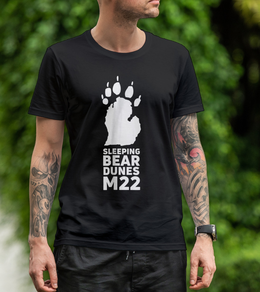 Sleeping Bear Dunes M22 Michigan Vacation Great Lakes T-Shirt
