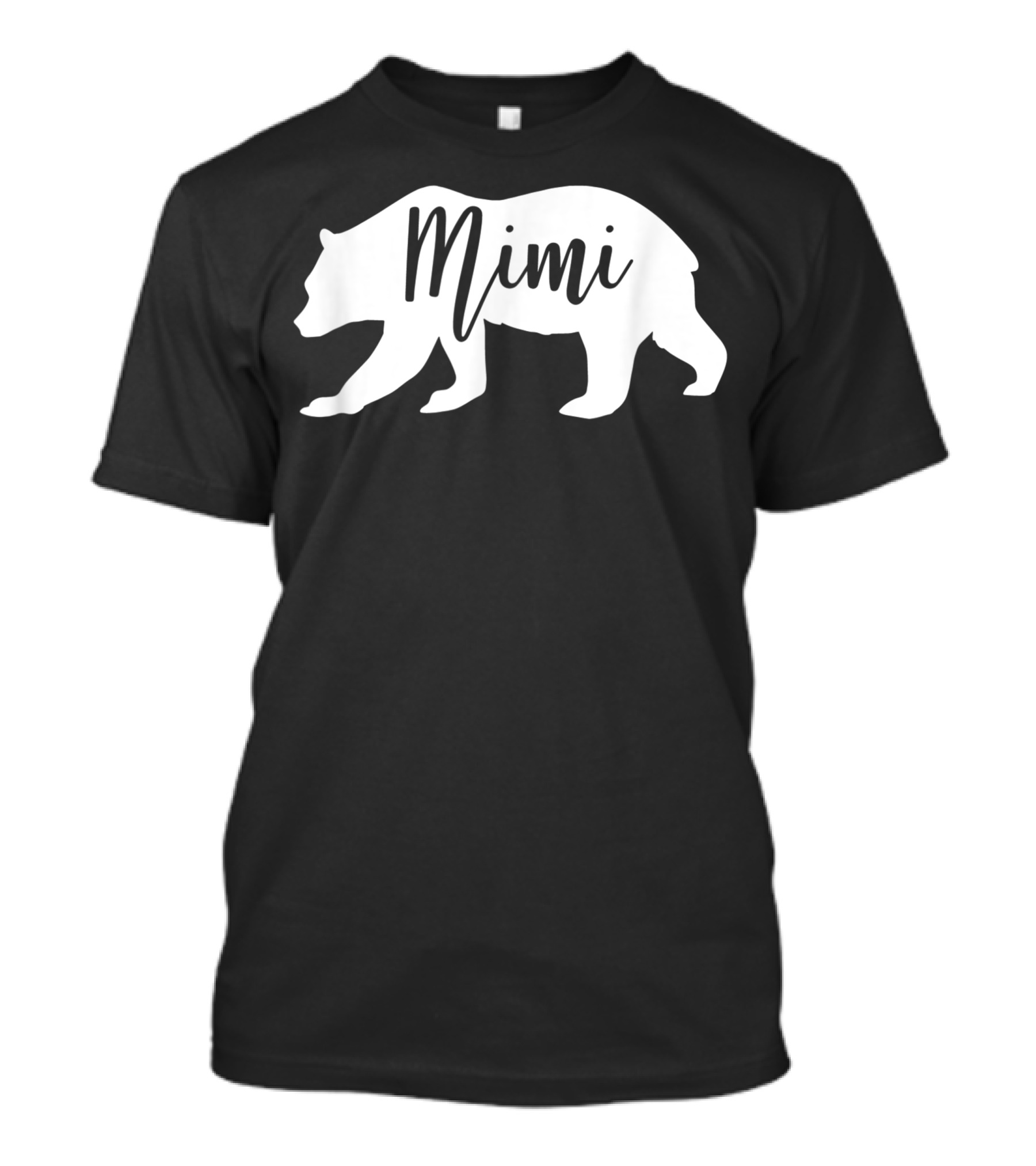 Mimi Script Inside Walking Bear T-Shirt