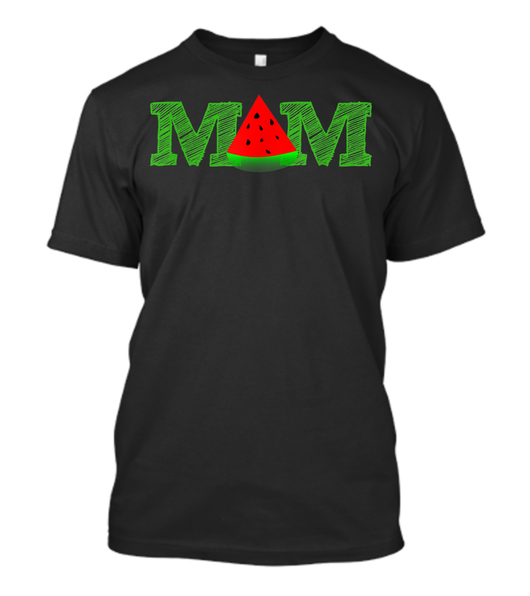 Mom Watermelon Summer Fruit T-Shirt