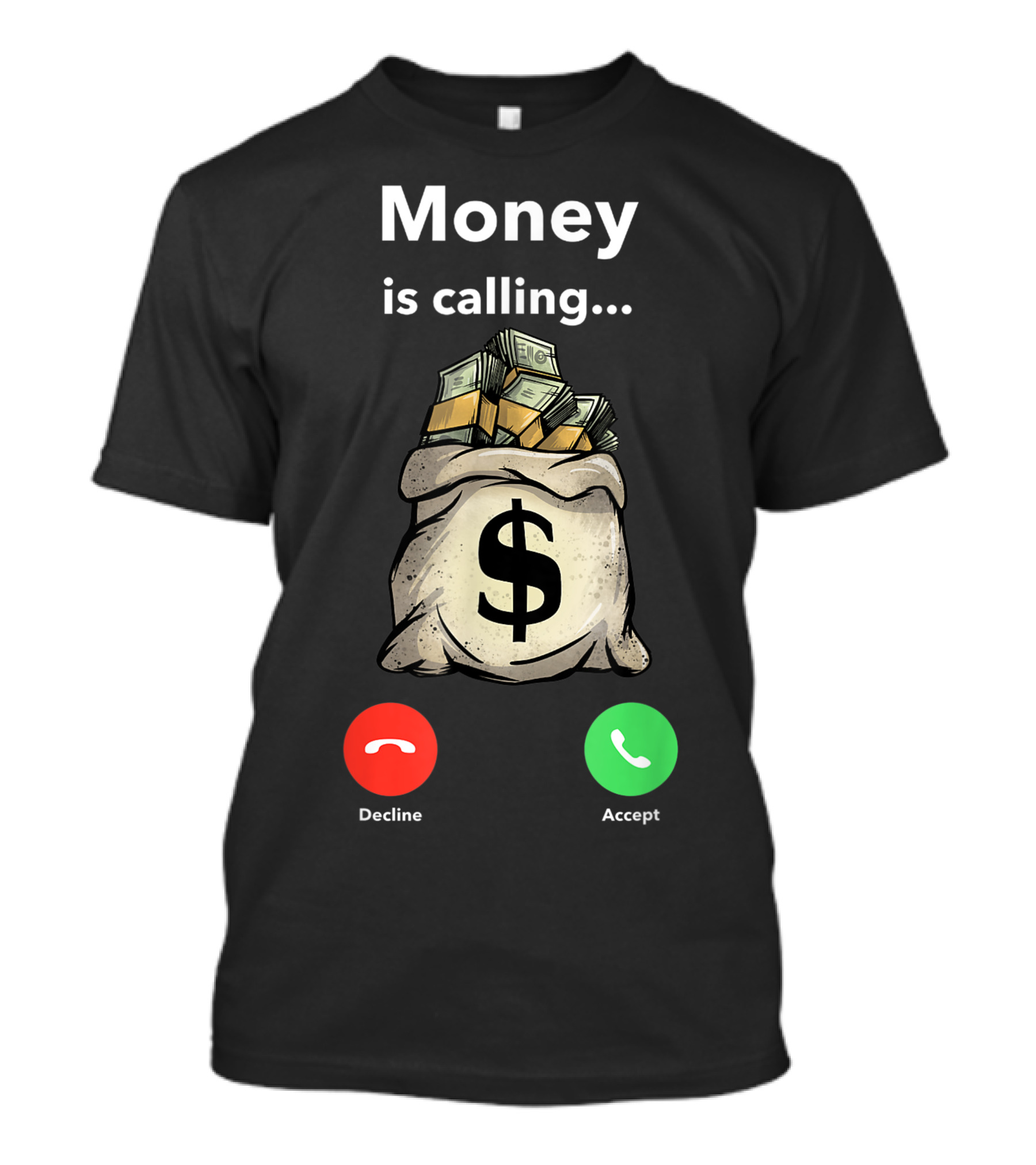 Money Is Calling Gangster Entrepreneur Christmas Hip Hop T-Shirt