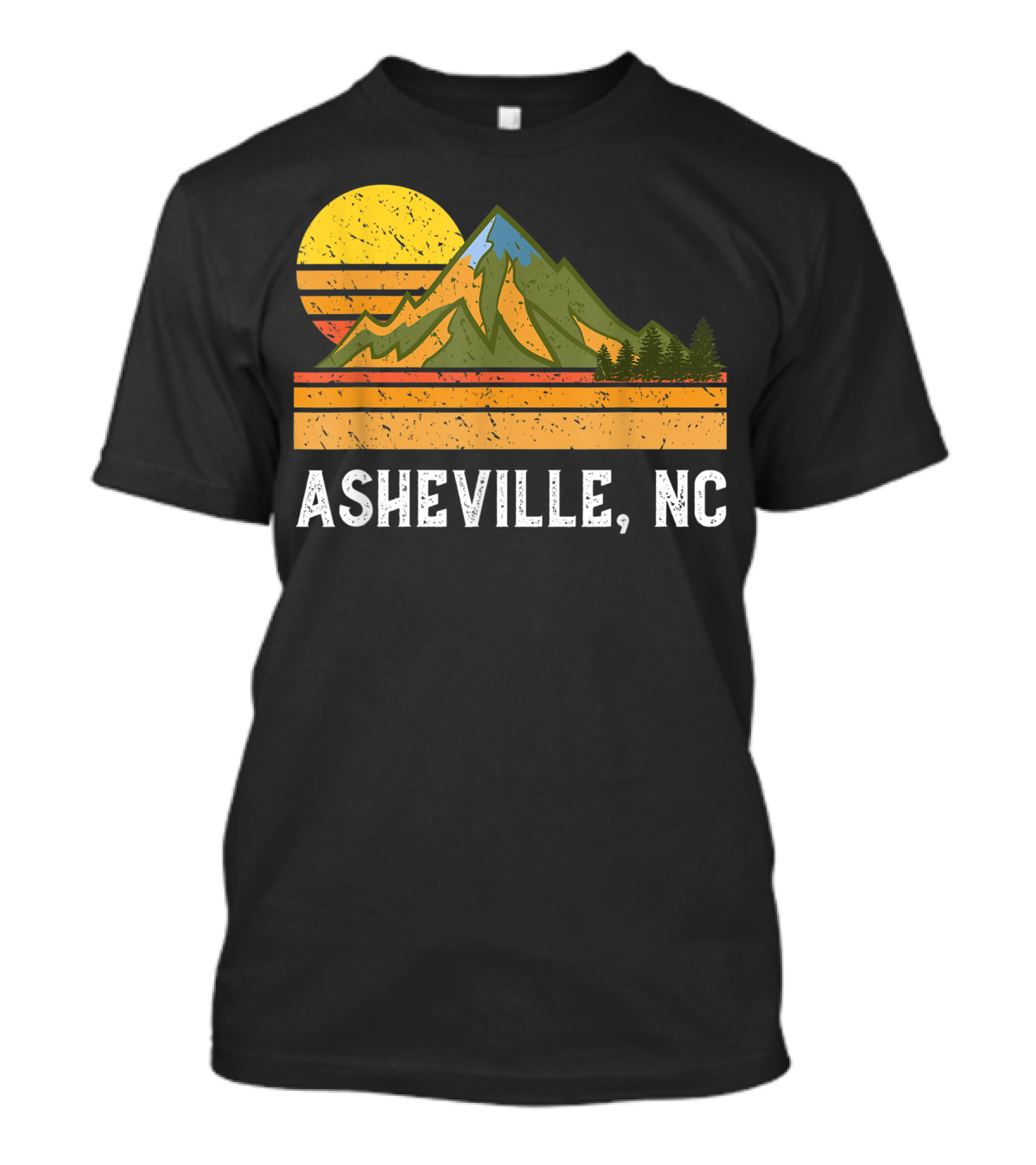 Asheville NC Mountain Hiking Vacation Adventure T-Shirt