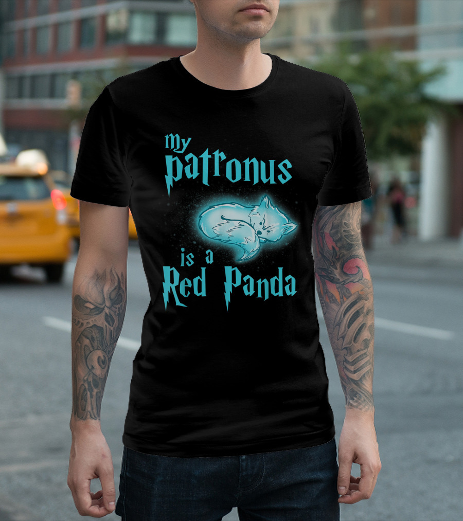 My Patronus Is A Red Panda Cute Animal Lover Wizardry T-Shirt
