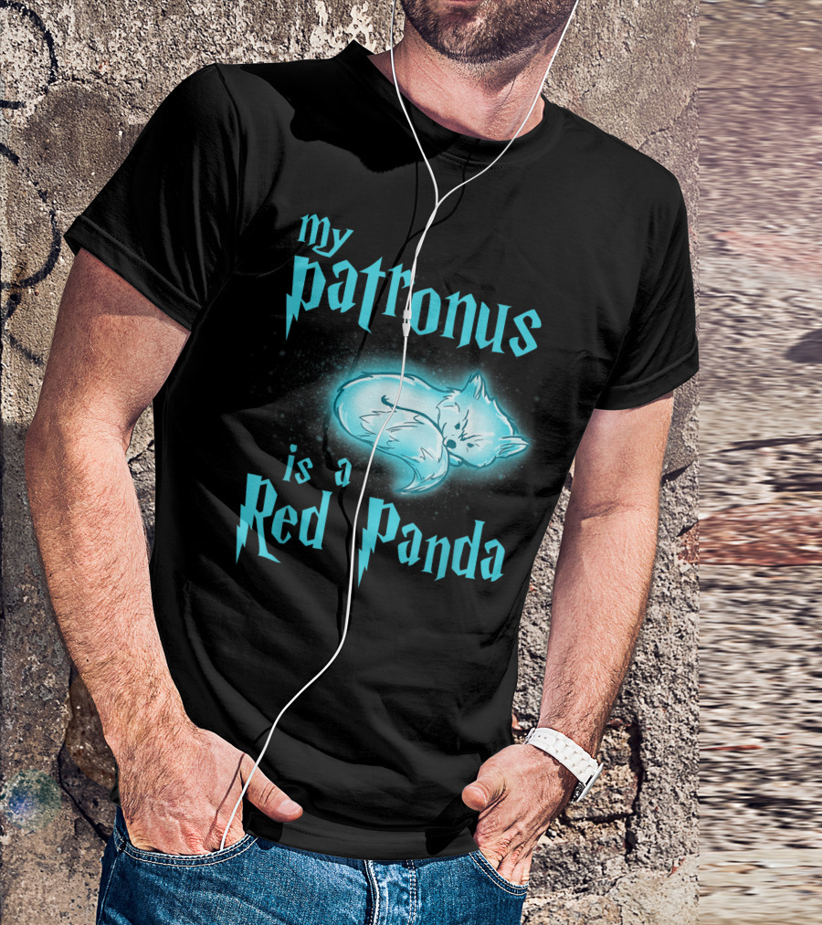 My Patronus Is A Red Panda Cute Animal Lover Wizardry T-Shirt