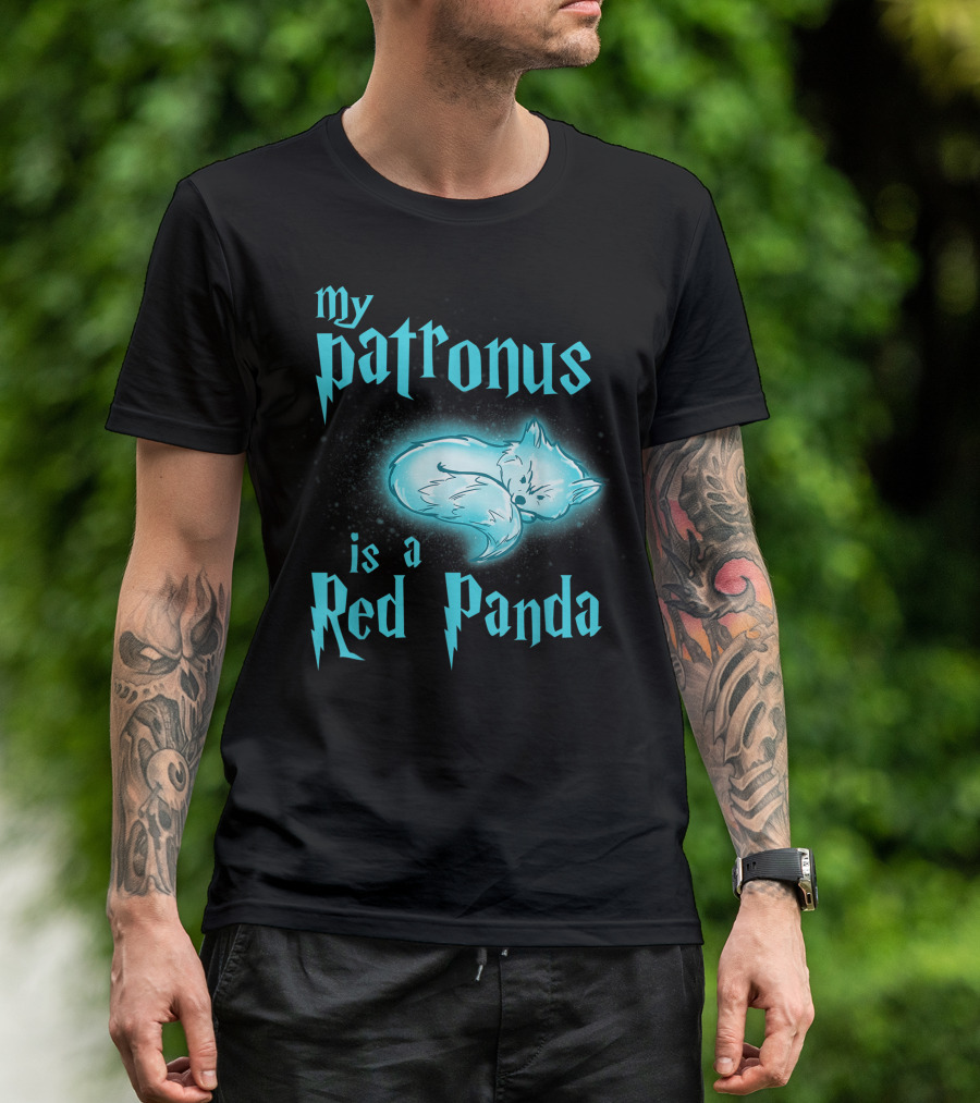 My Patronus Is A Red Panda Cute Animal Lover Wizardry T-Shirt