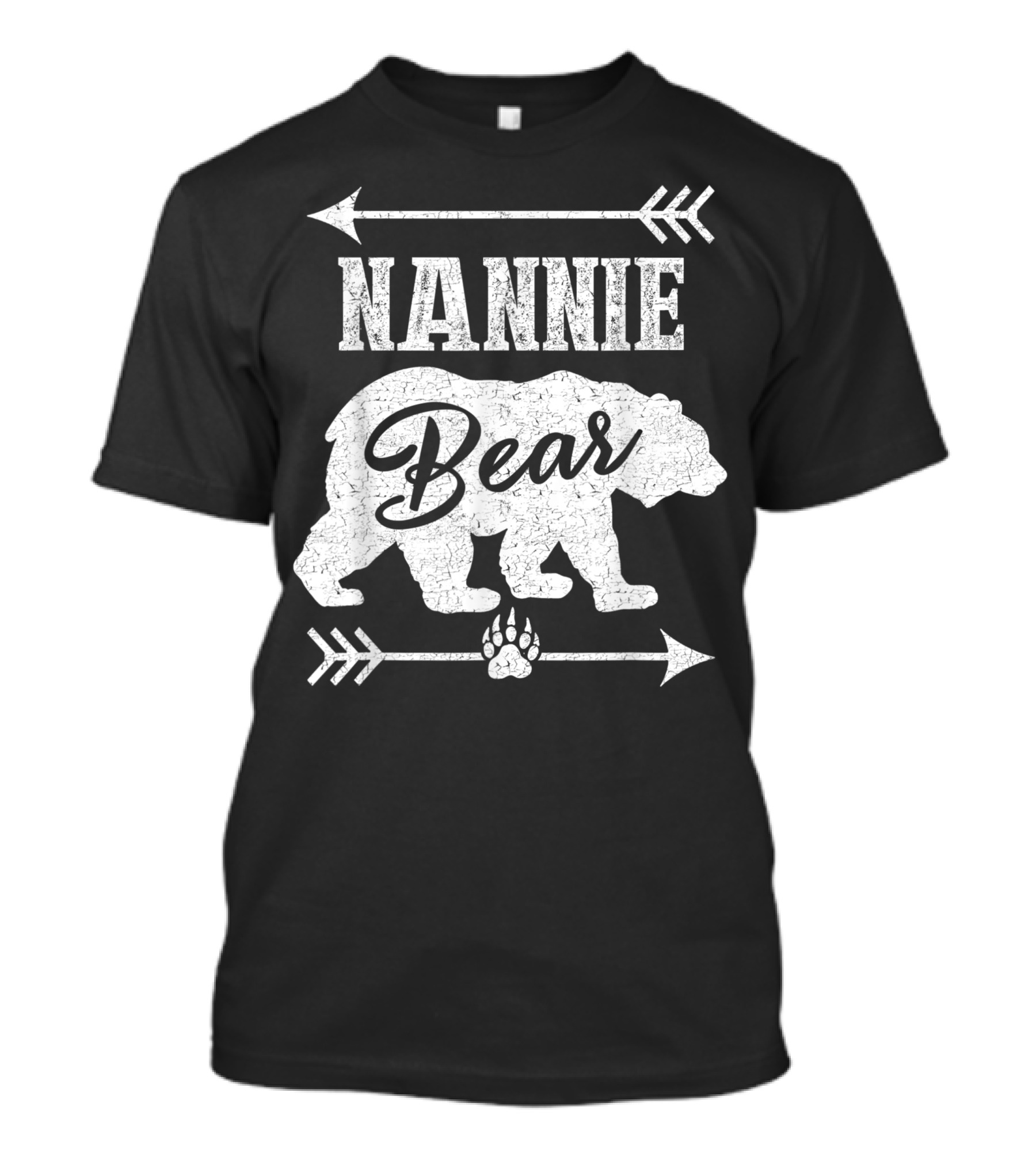 Nannie Bear Arrow Pawprint Bear T-Shirt