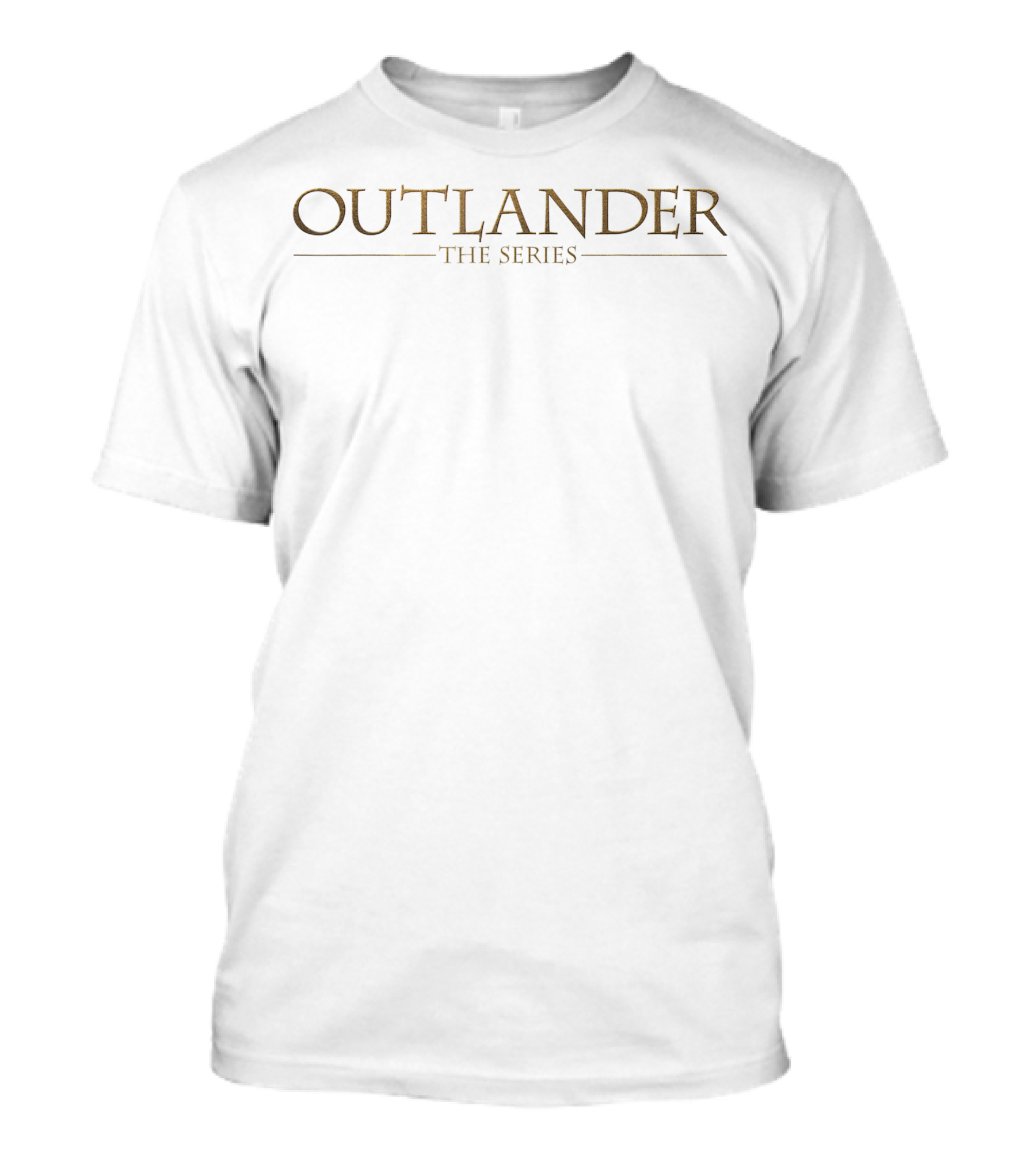 Outlander The Series Golden Text Classic Style Merchandise T-Shirt