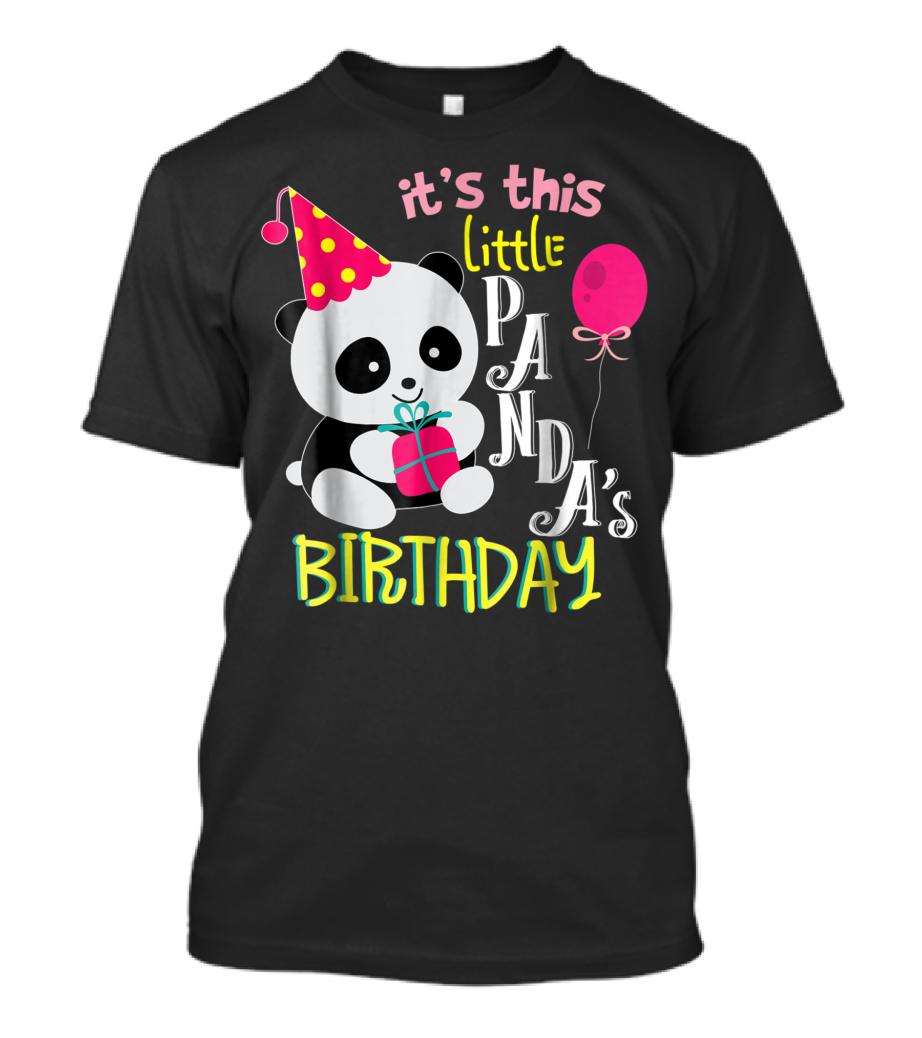 It's This Little Panda's Birthday T-Shirt
